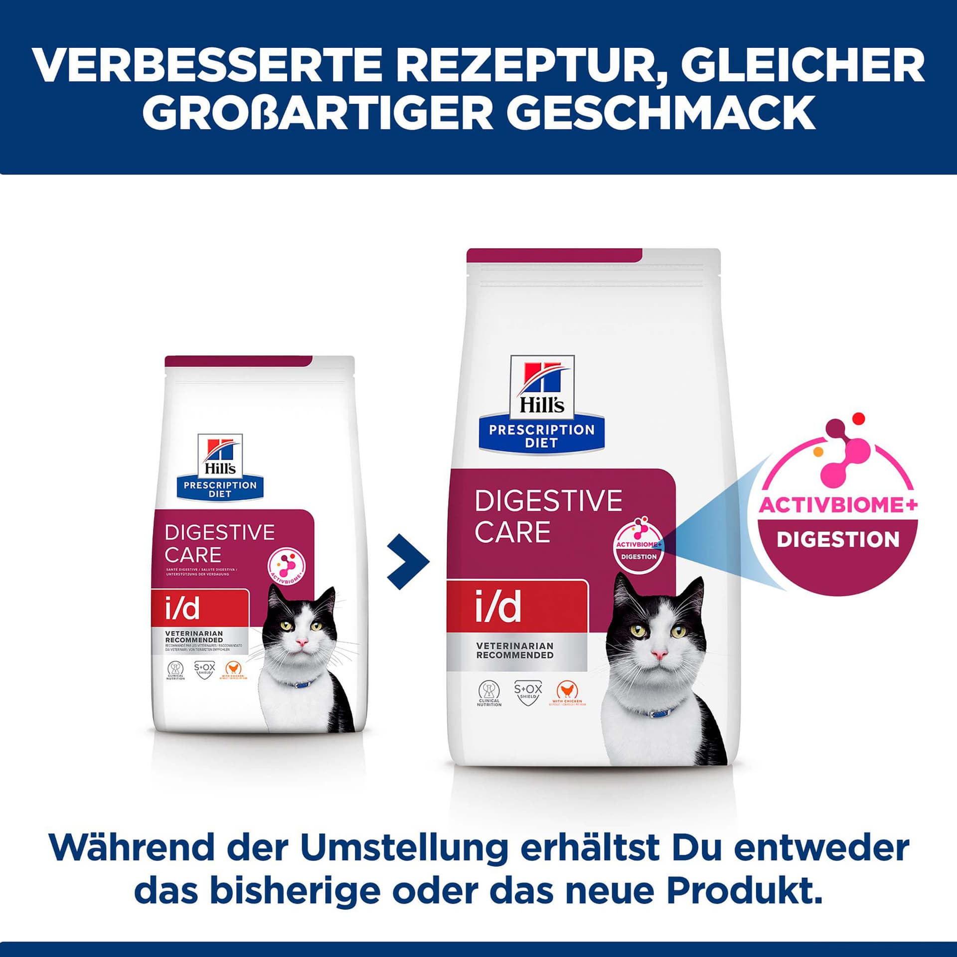 Katze Prescription Diet i/d Digestive Care Huhn
