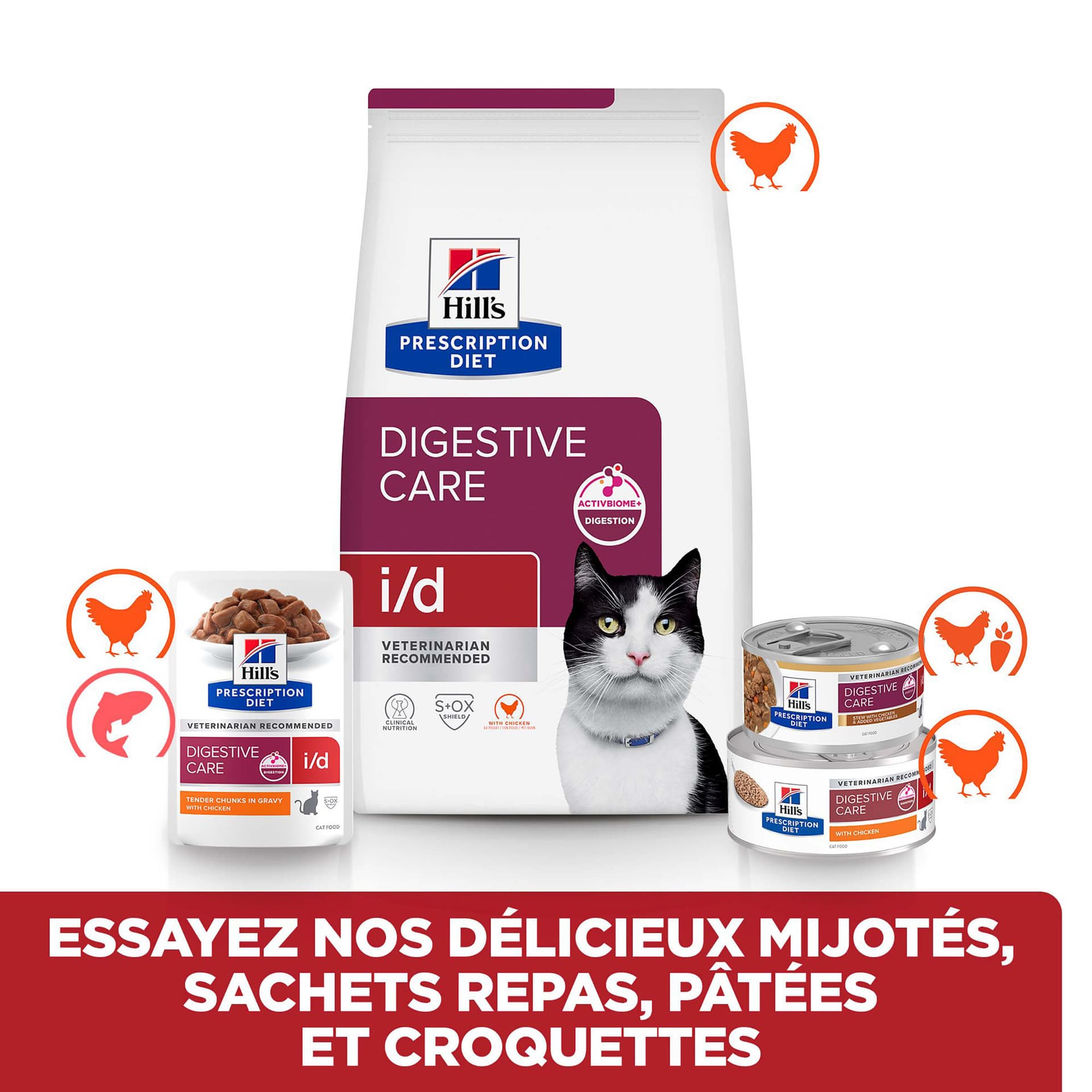 Katze Prescription Diet i/d Digestive Care Huhn