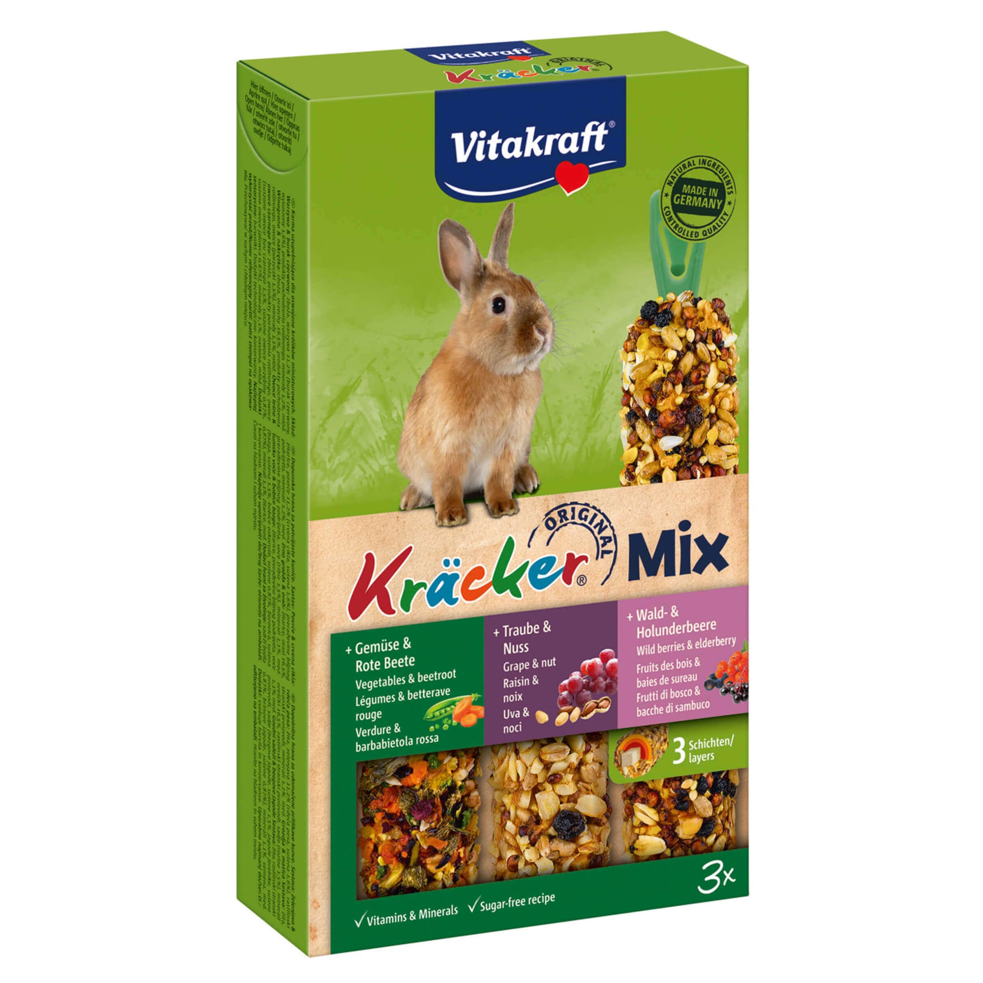Kräcker Trio Mix Gemüse & Nuss & Waldbeere