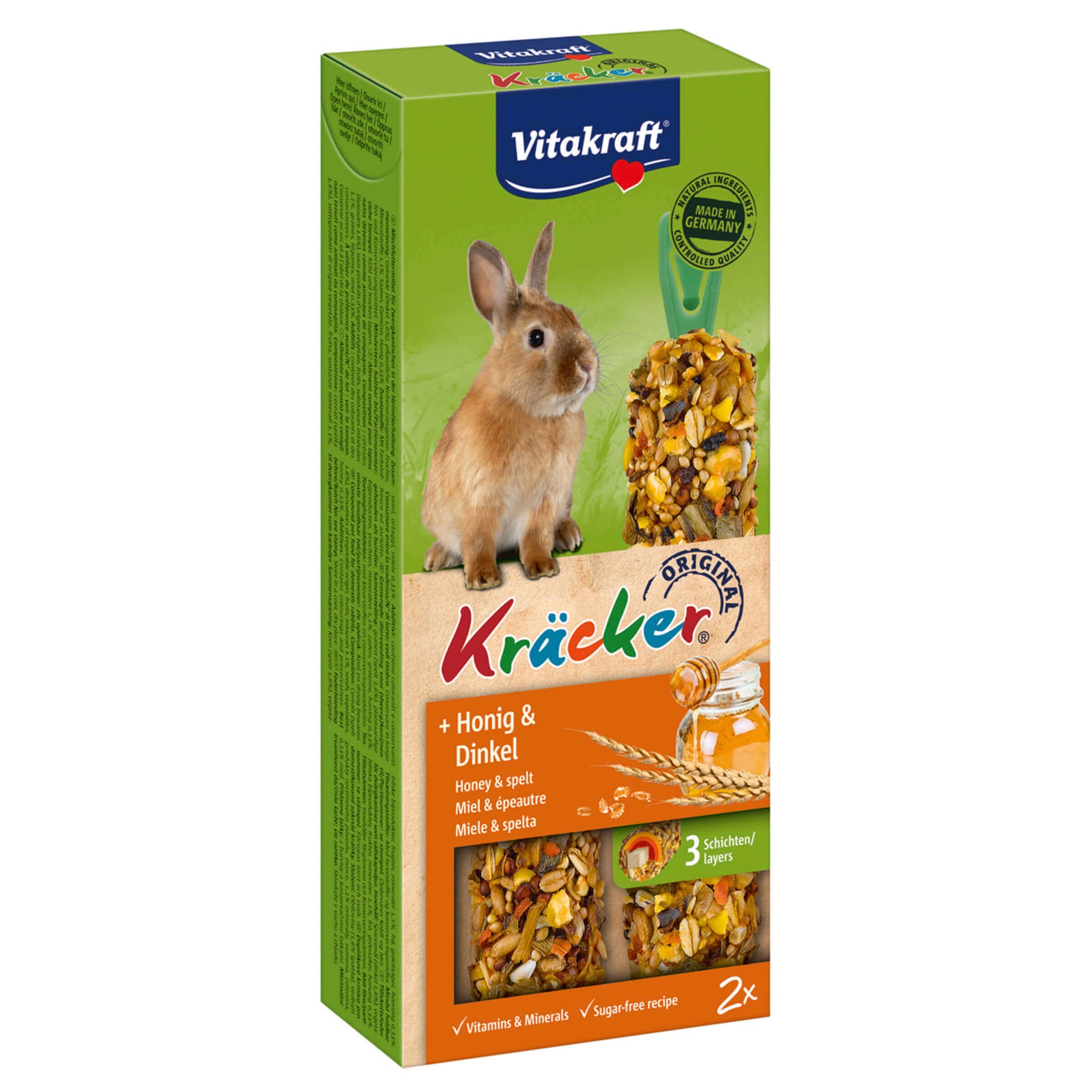 Kräcker Honig & Dinkel Zwergkaninchen