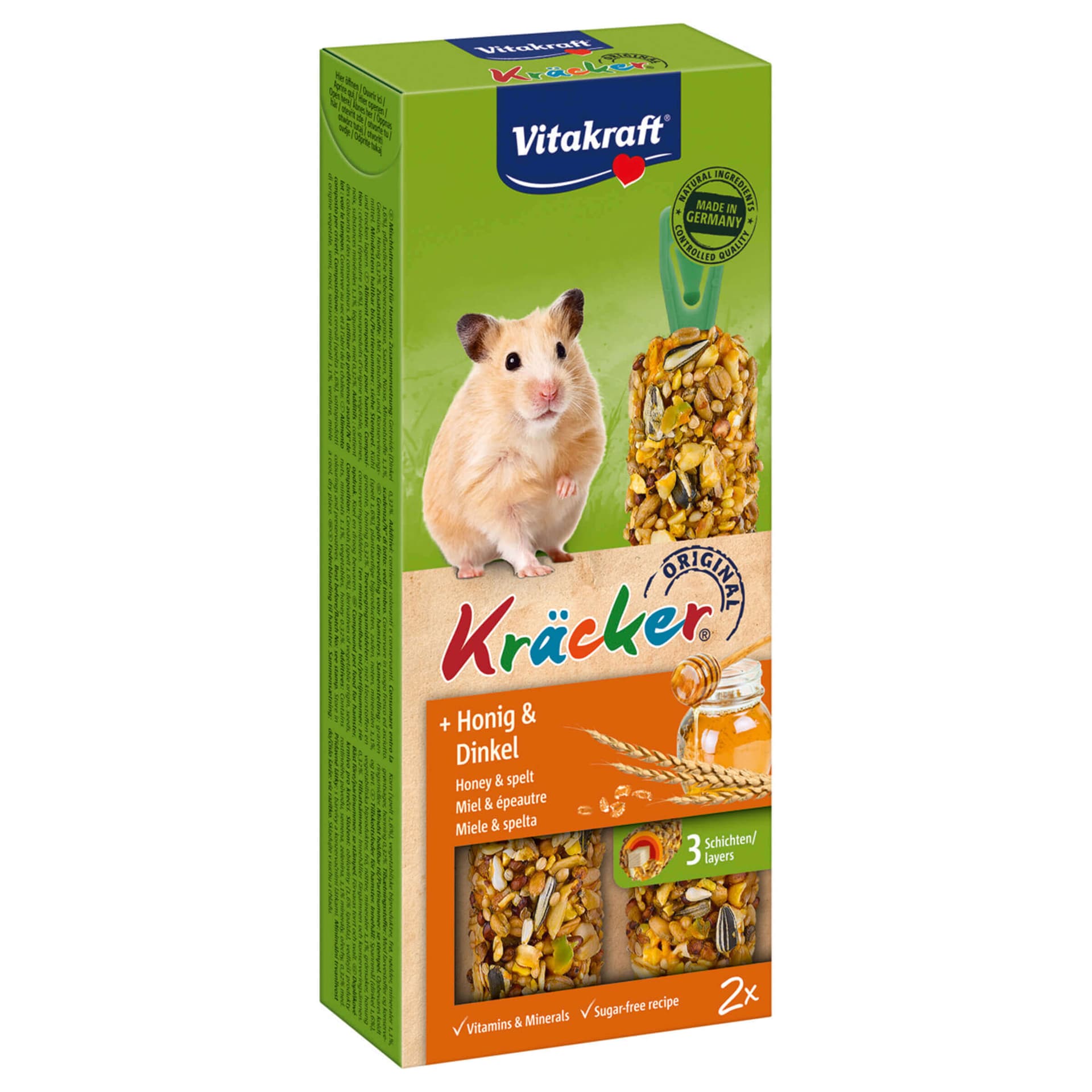 Kräcker Honig & Dinkel für Hamster