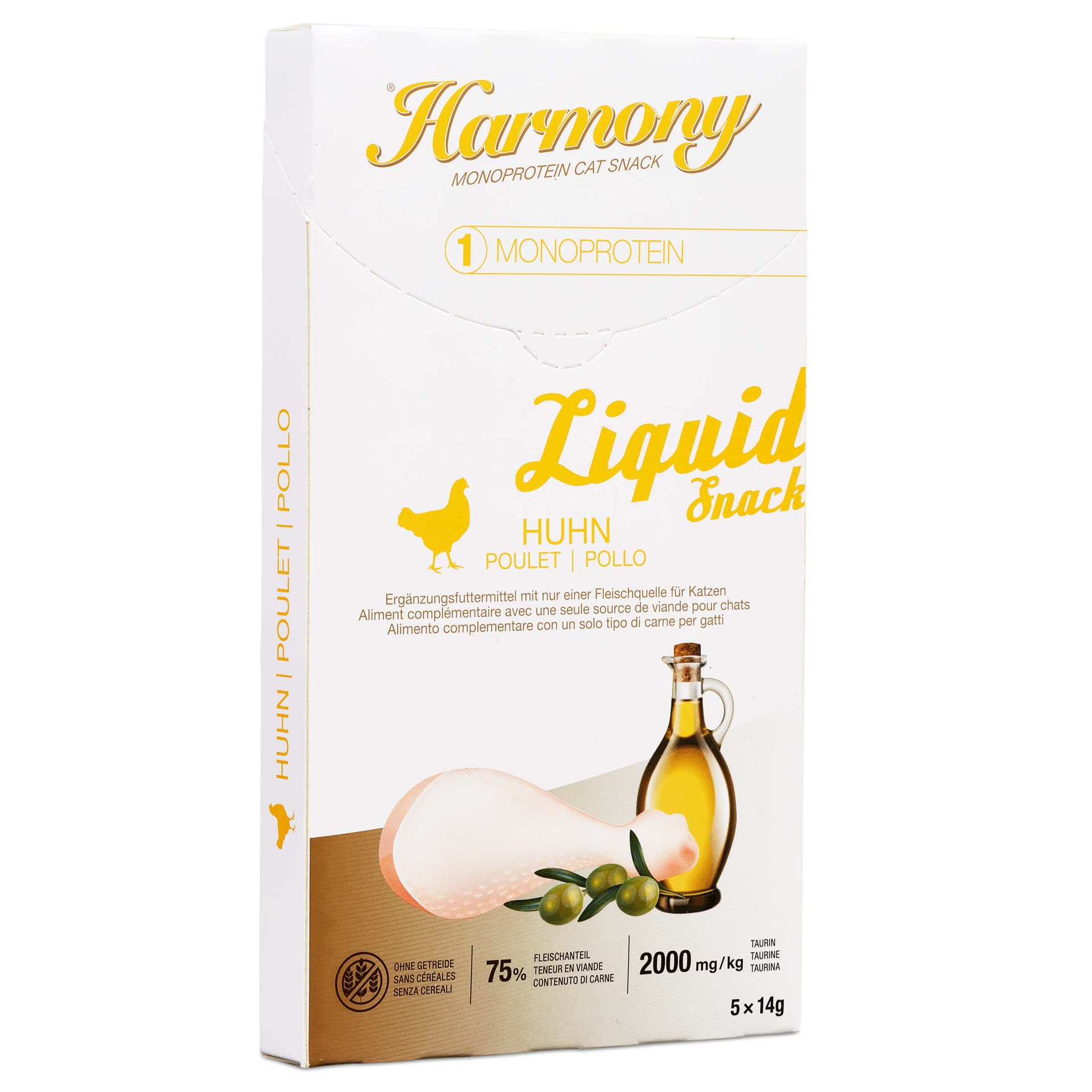Cat Monoprotein Liquid Snack Huhn