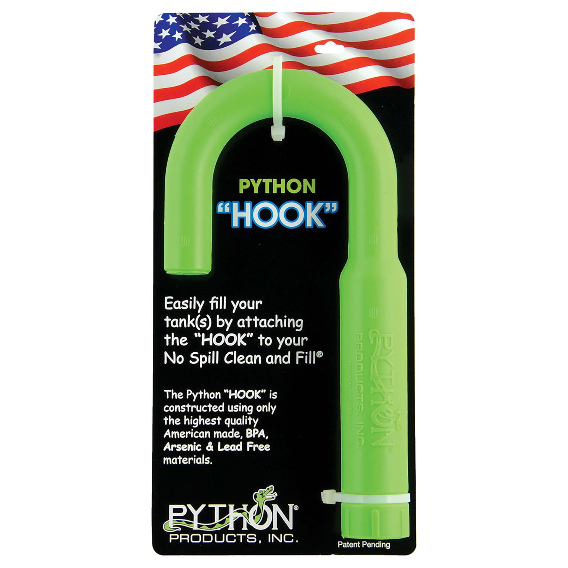 No Spill Clean and Fill Hook