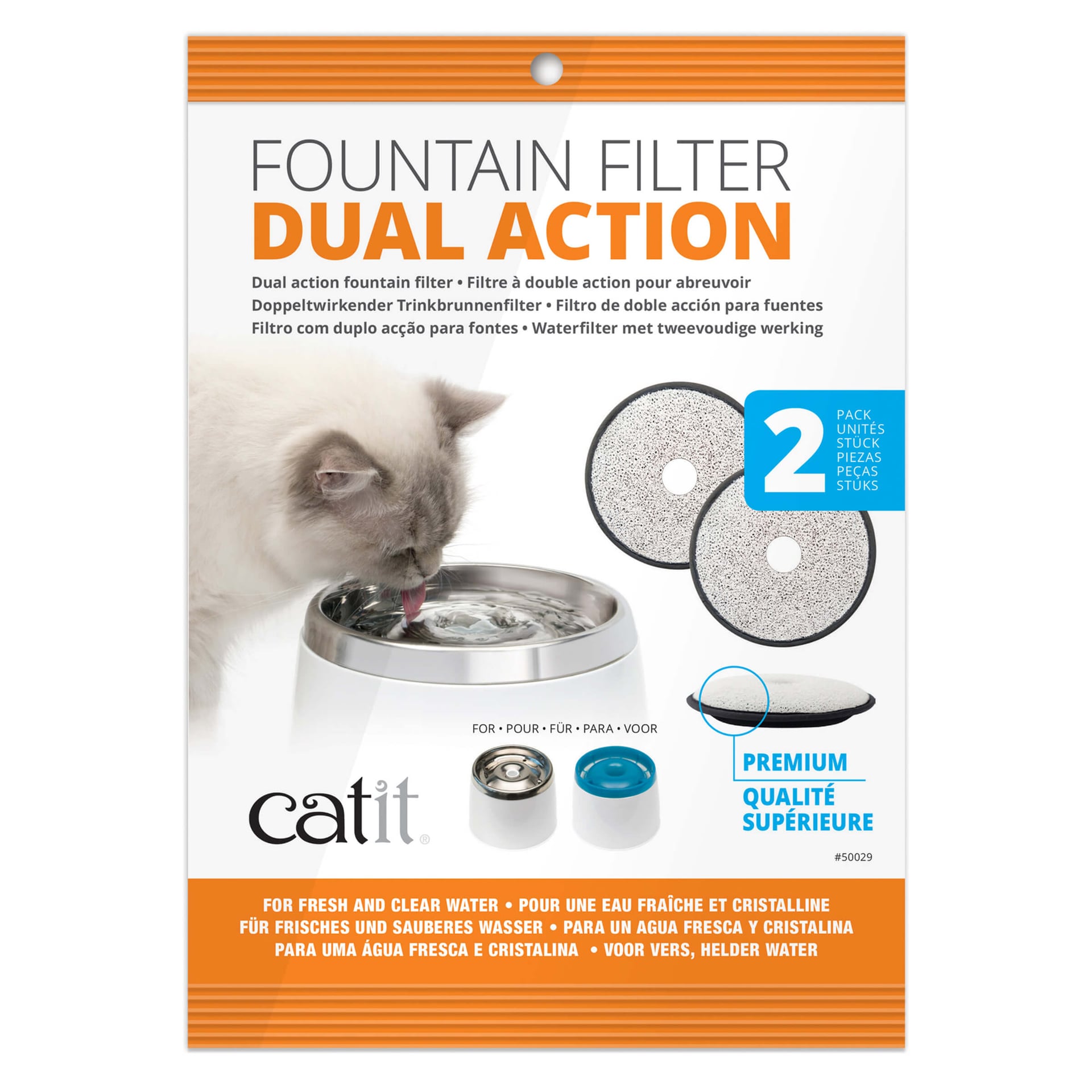 Dual Action Ersatzfilter zu Fresh & Clear Trinkbrunnen