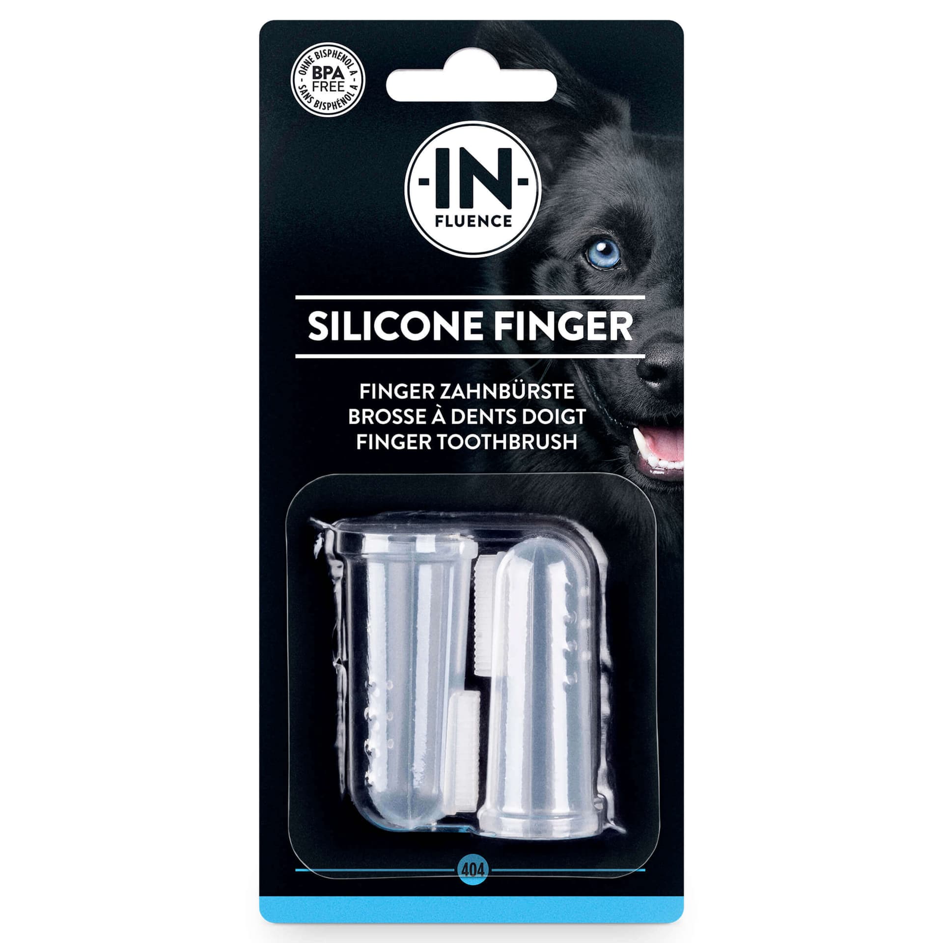 Finger-Zahnbürste aus Silikon für Hunde & Katzen