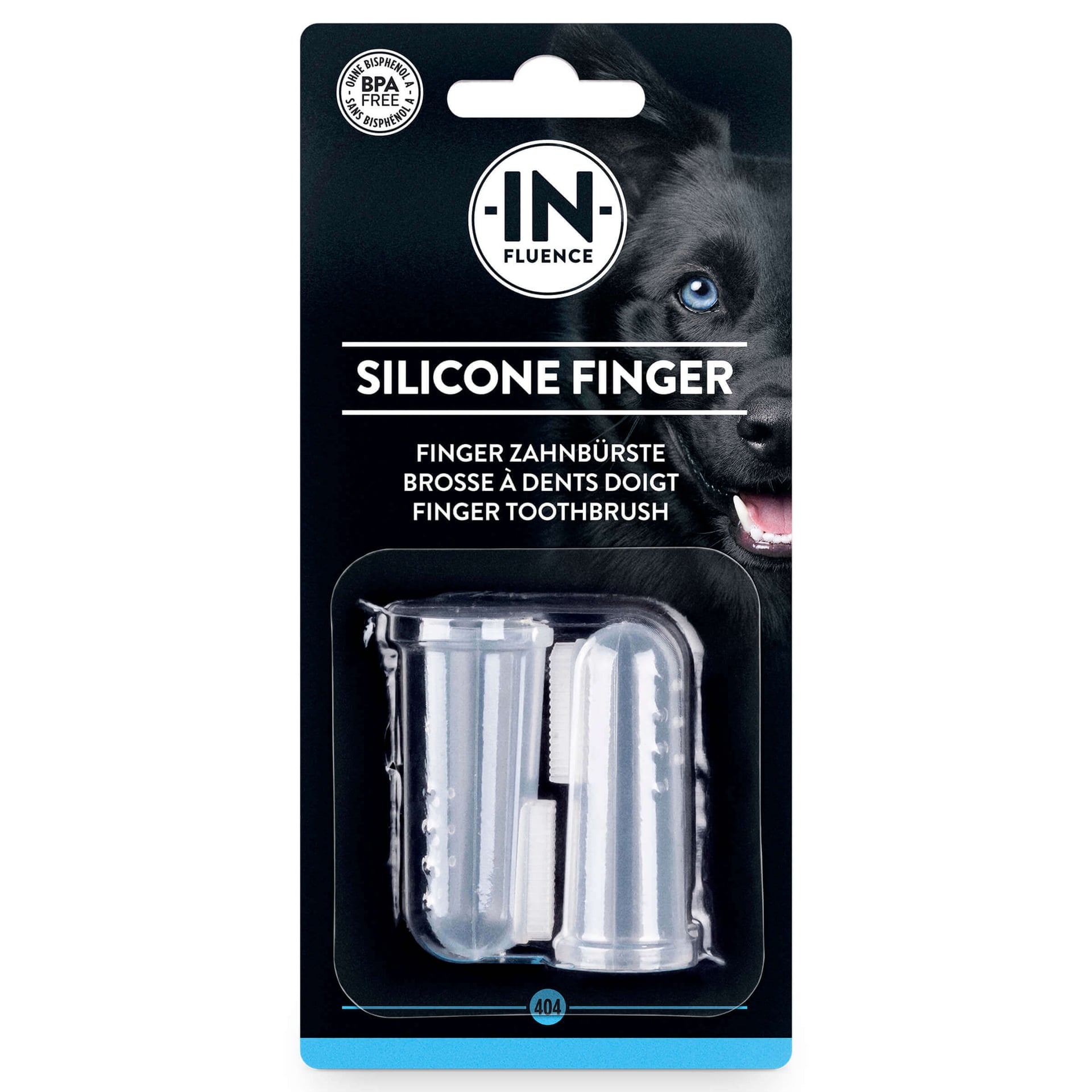 Finger-Zahnbürste aus Silikon für Hunde & Katzen