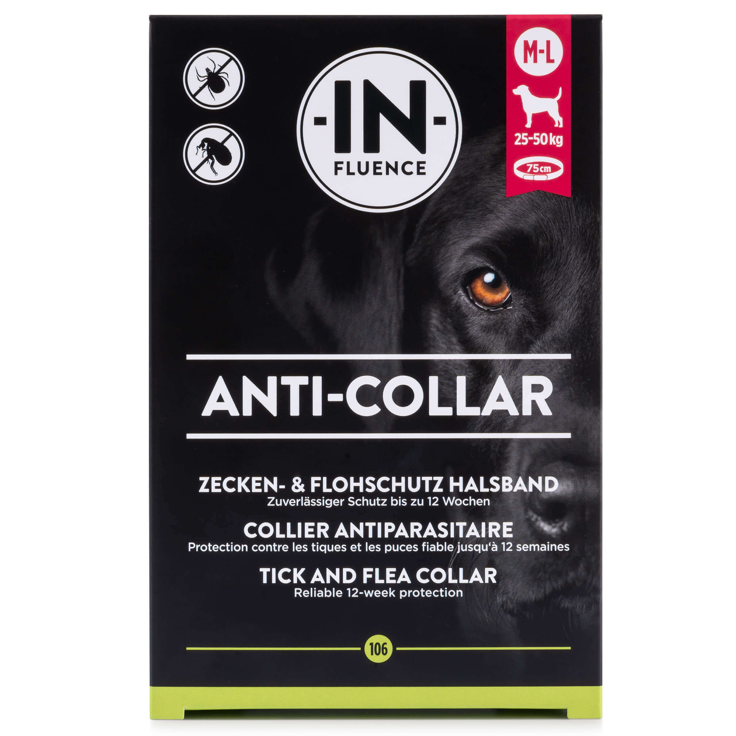 Zecken-, Flohhalsband Hund