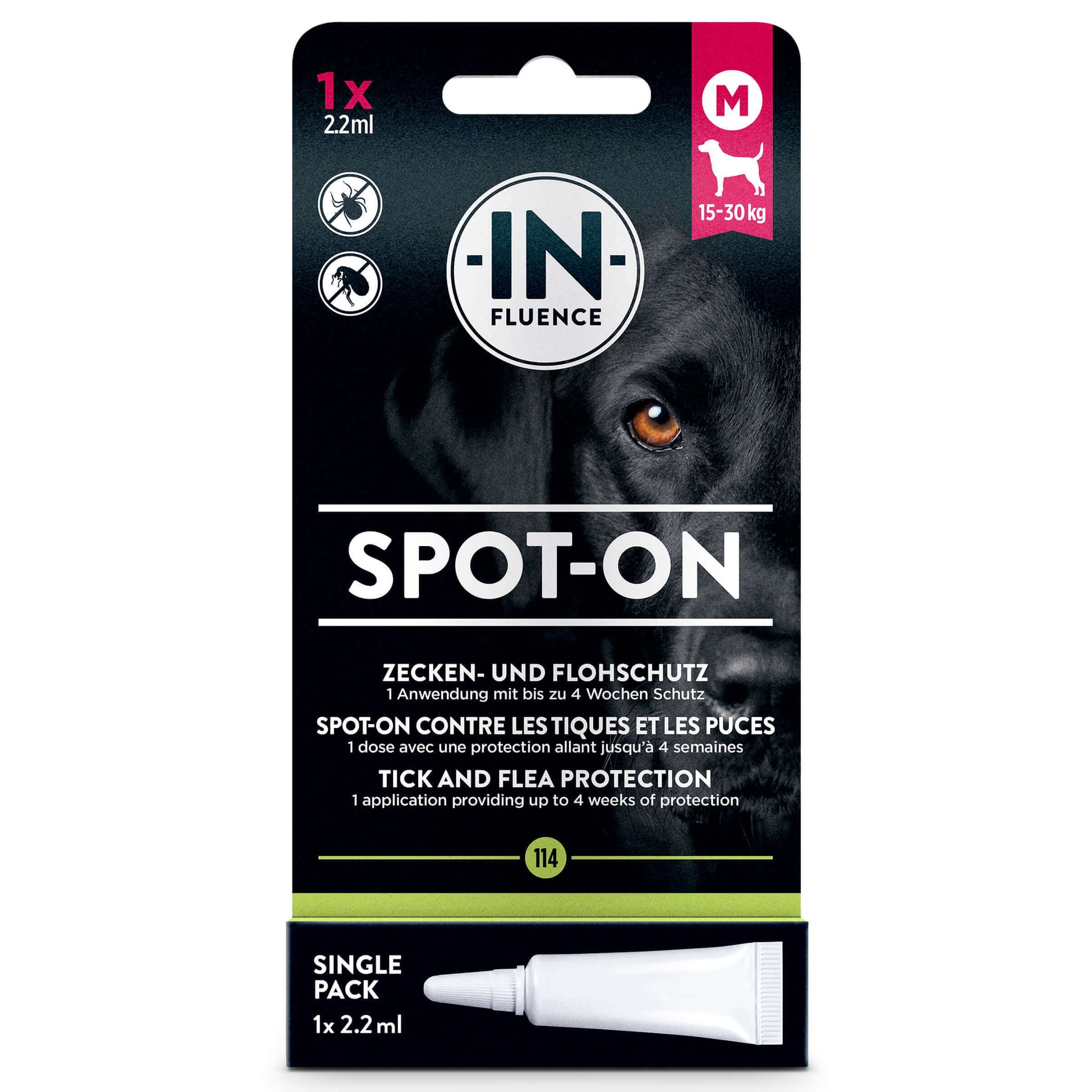 Spot-on Zecken- & Flohschutz Hund