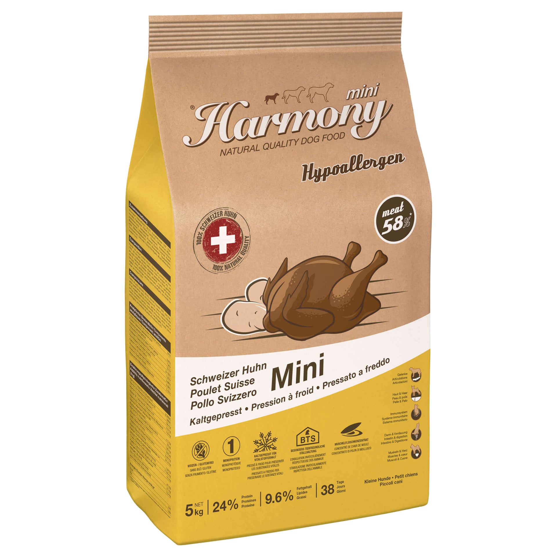 Dog Natural Mini Hypoallergen Schweizer Huhn