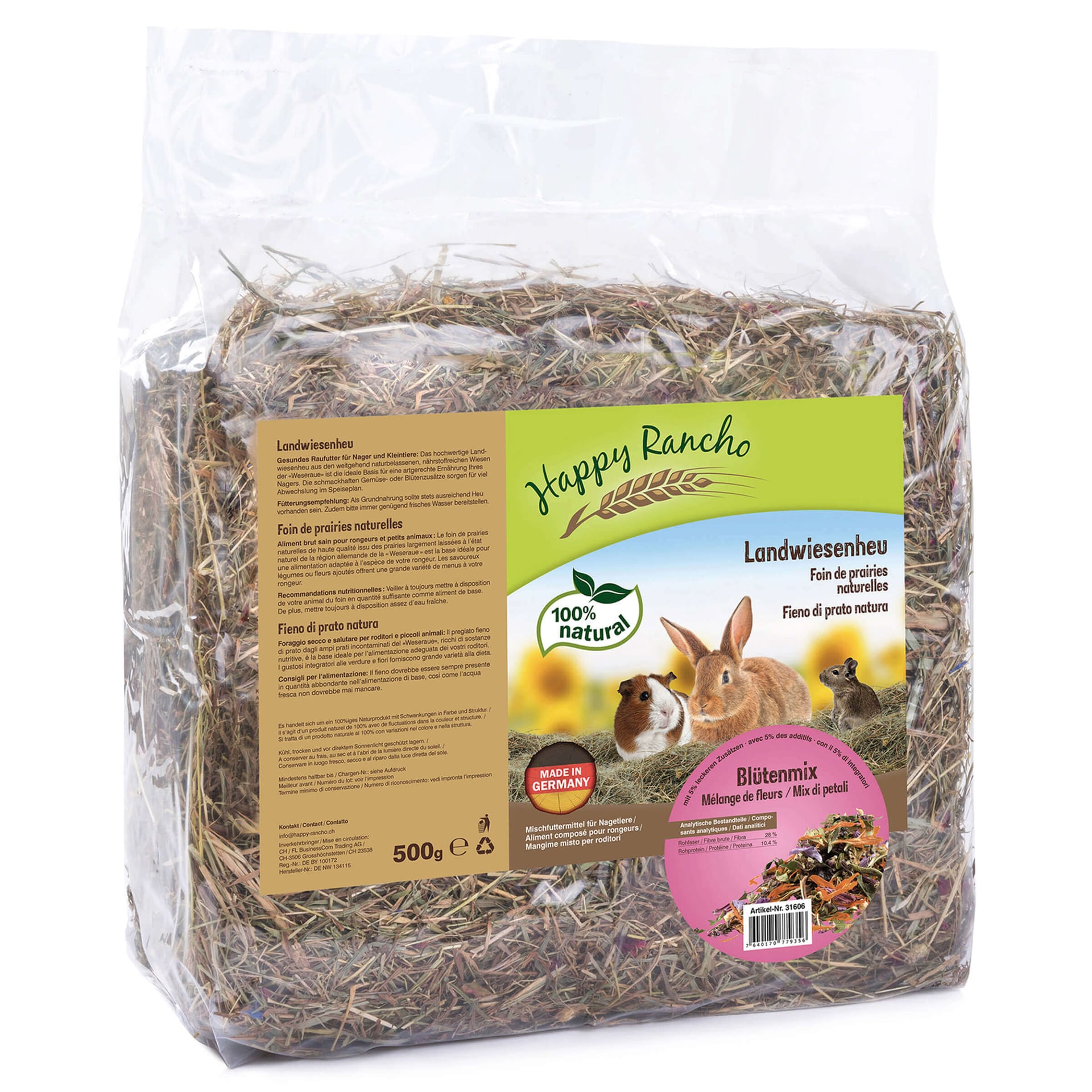 Landwiesenheu mit Blütenmix