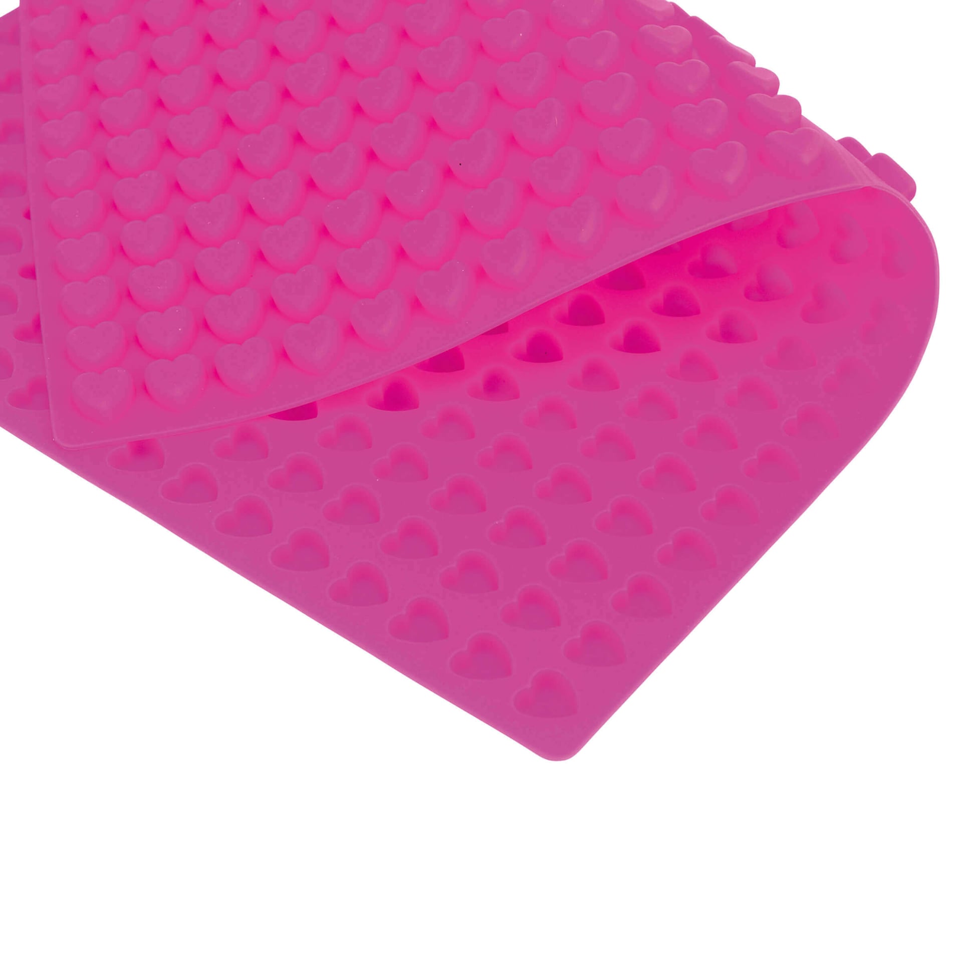 Silikon Backmatte mit Herzen für Hundekekse