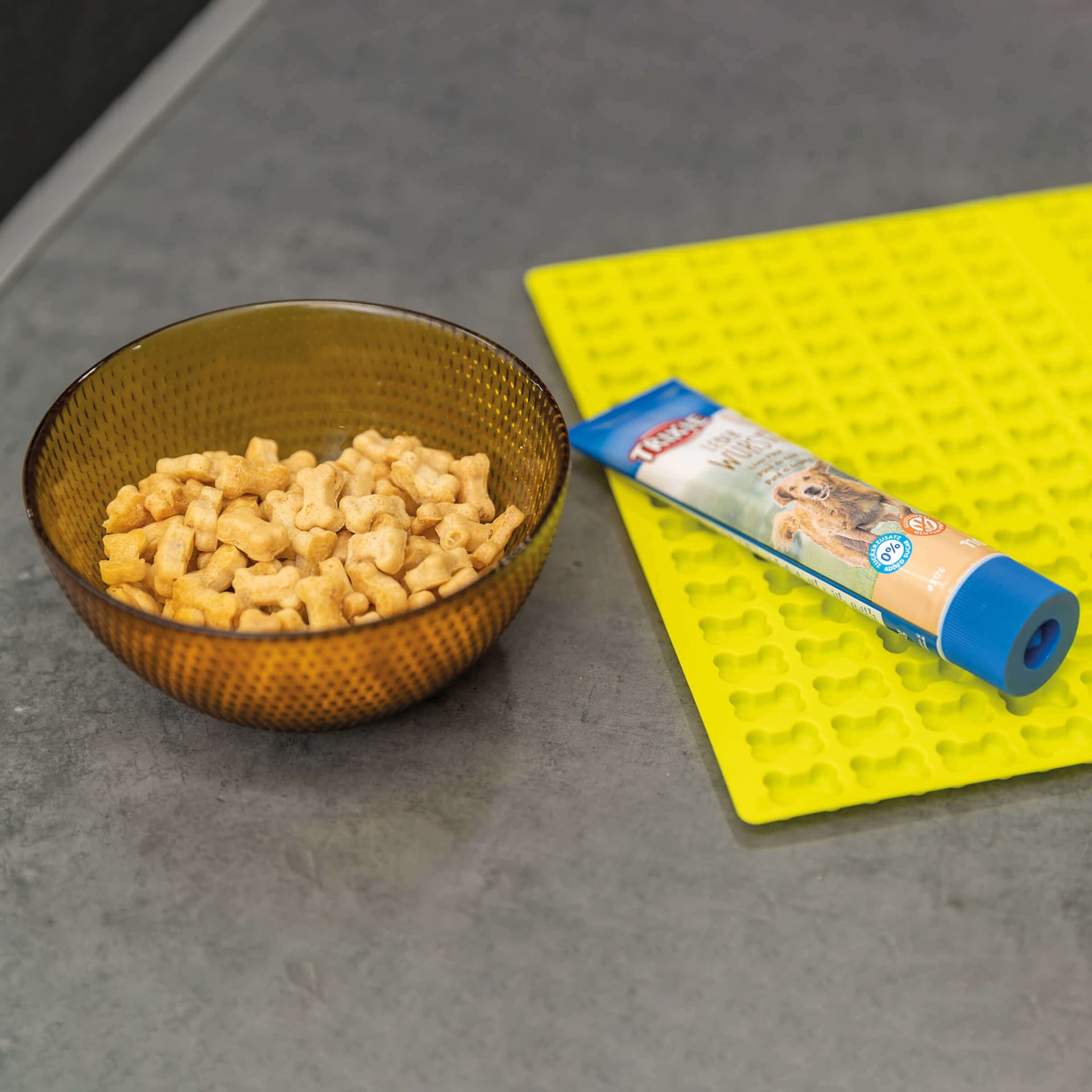 Silikon Backmatte mit Knochen für Hundekekse
