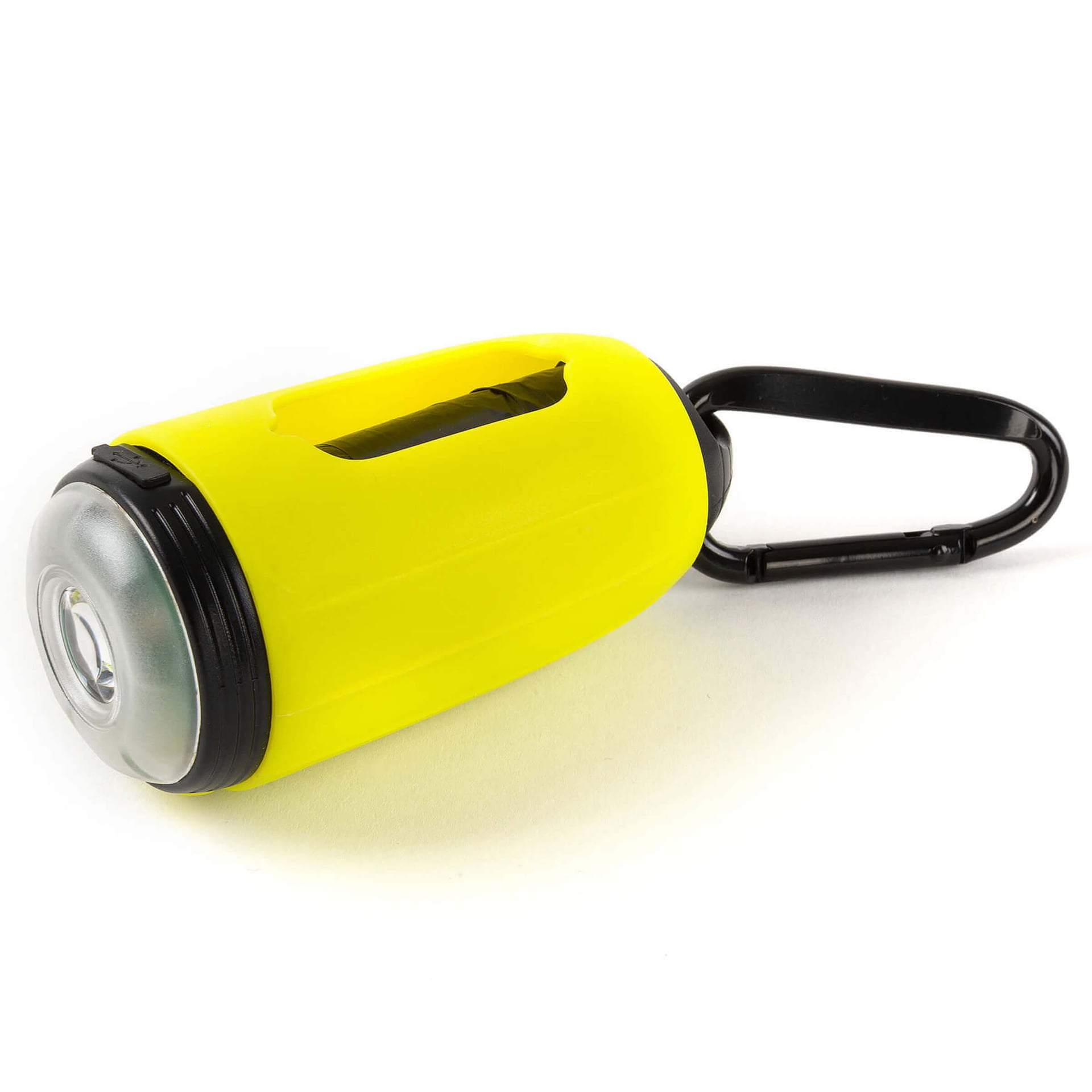 Kotbeutelhalter mit LED-Taschenlampe