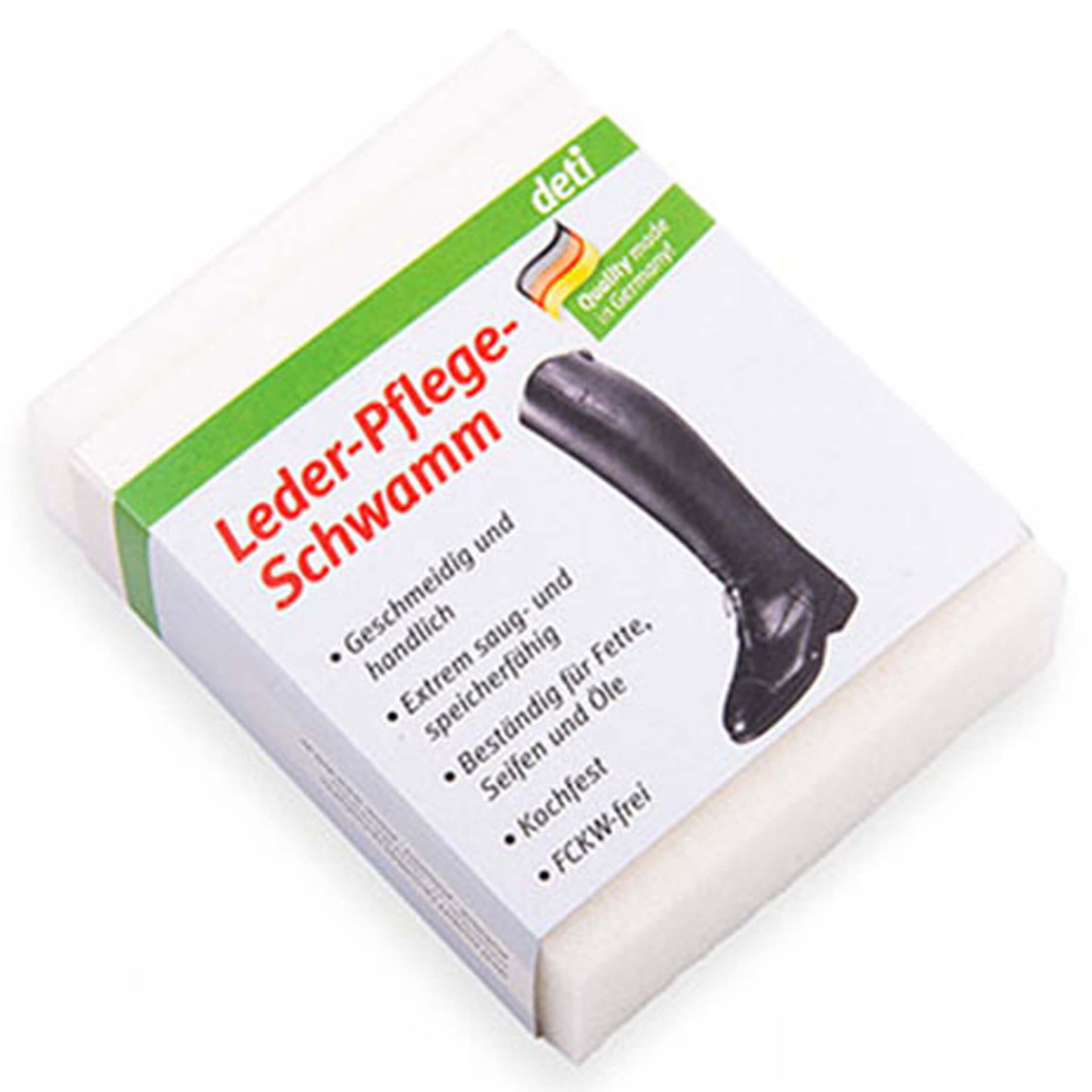 Leder Pflegeschwamm