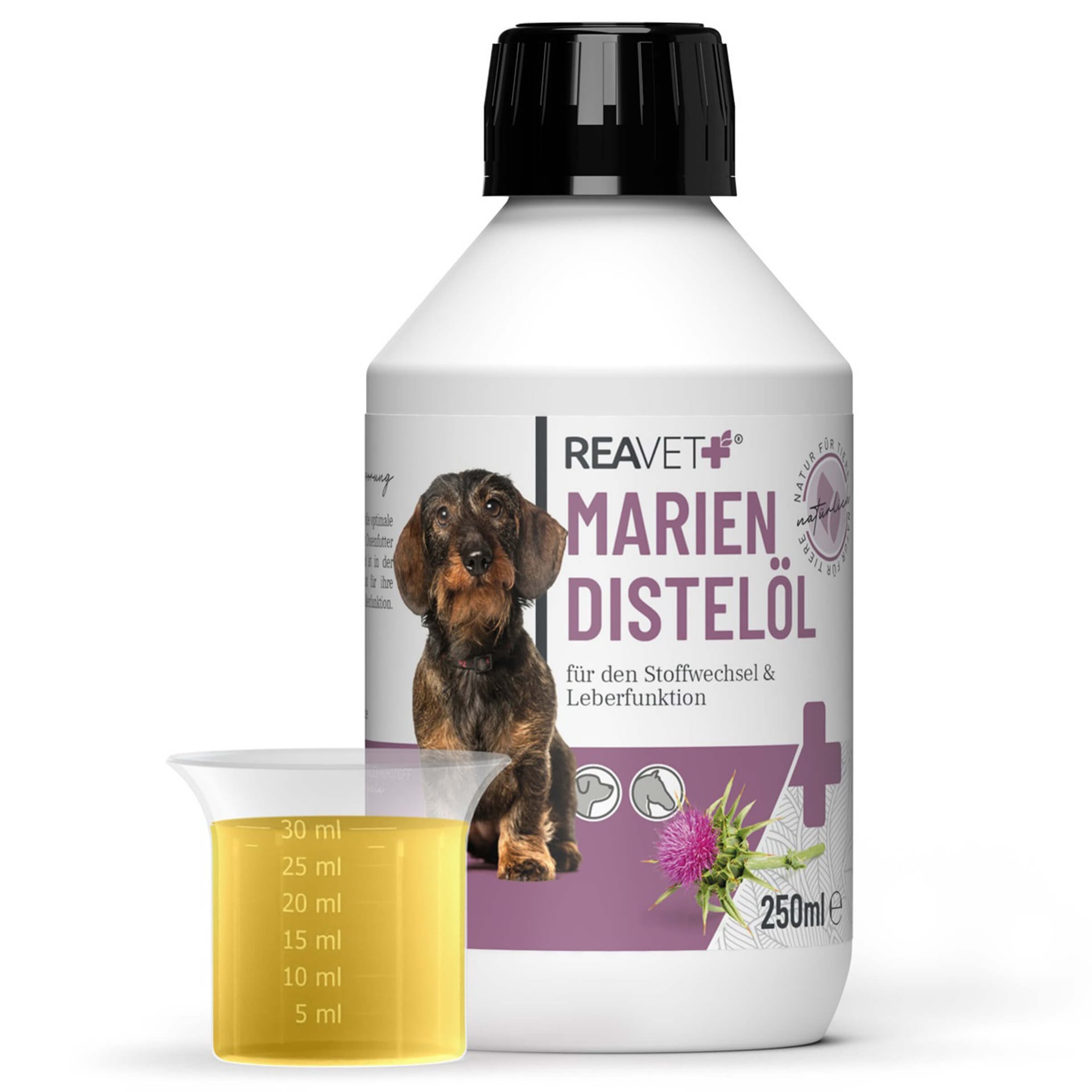 Mariendistelöl für Hunde & Pferde