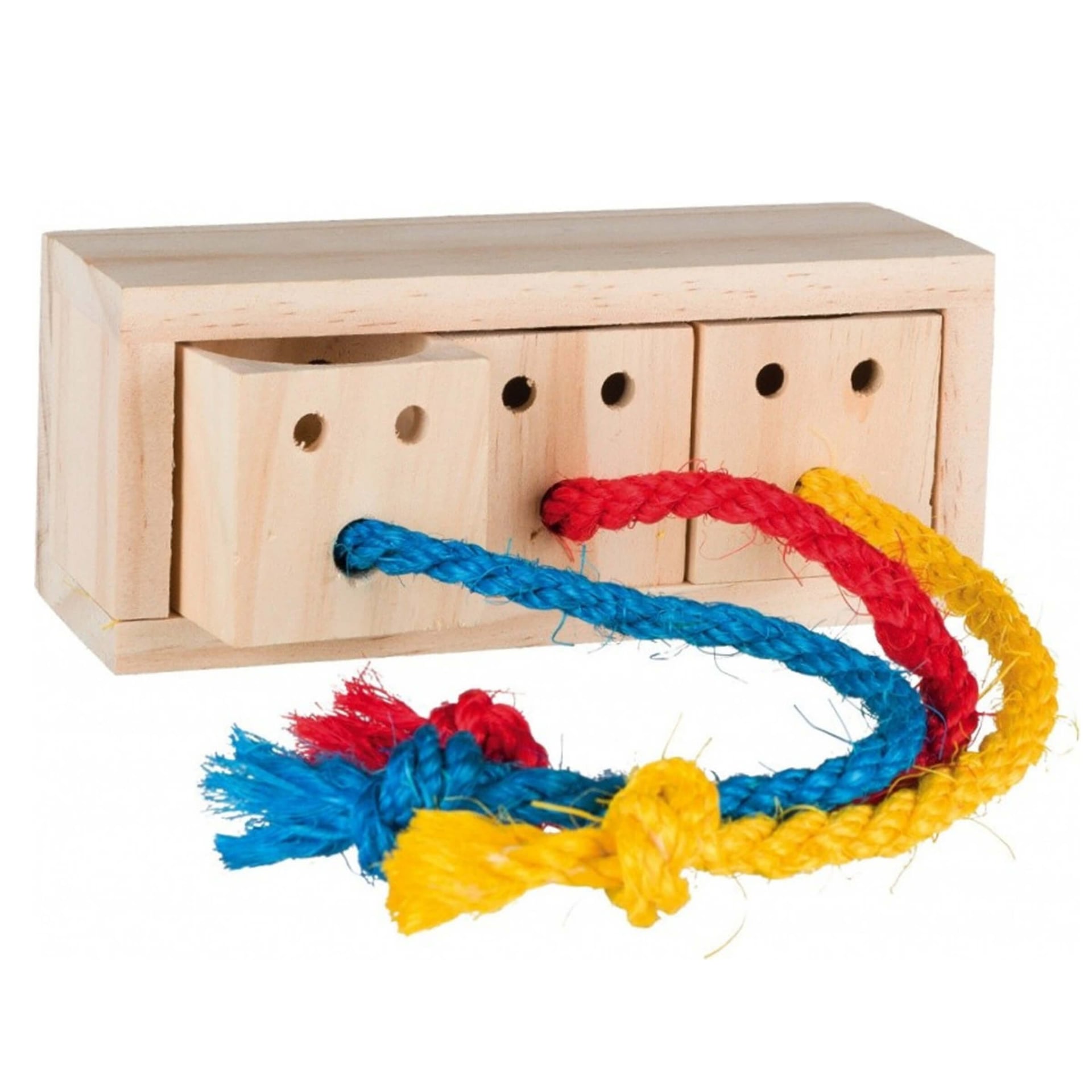 Nagerspielzeug Snack Cubeaus Holz
