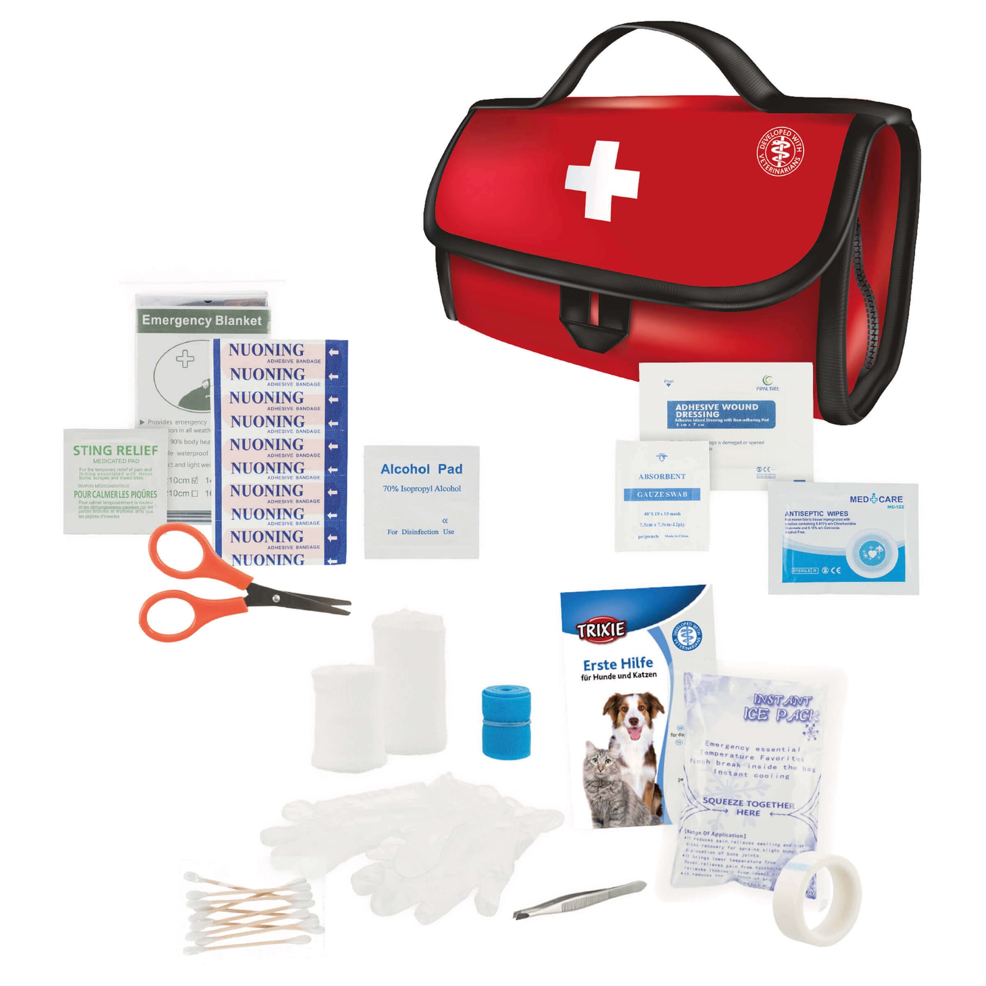 Erste-Hilfe-Set für Hunde & Katzen