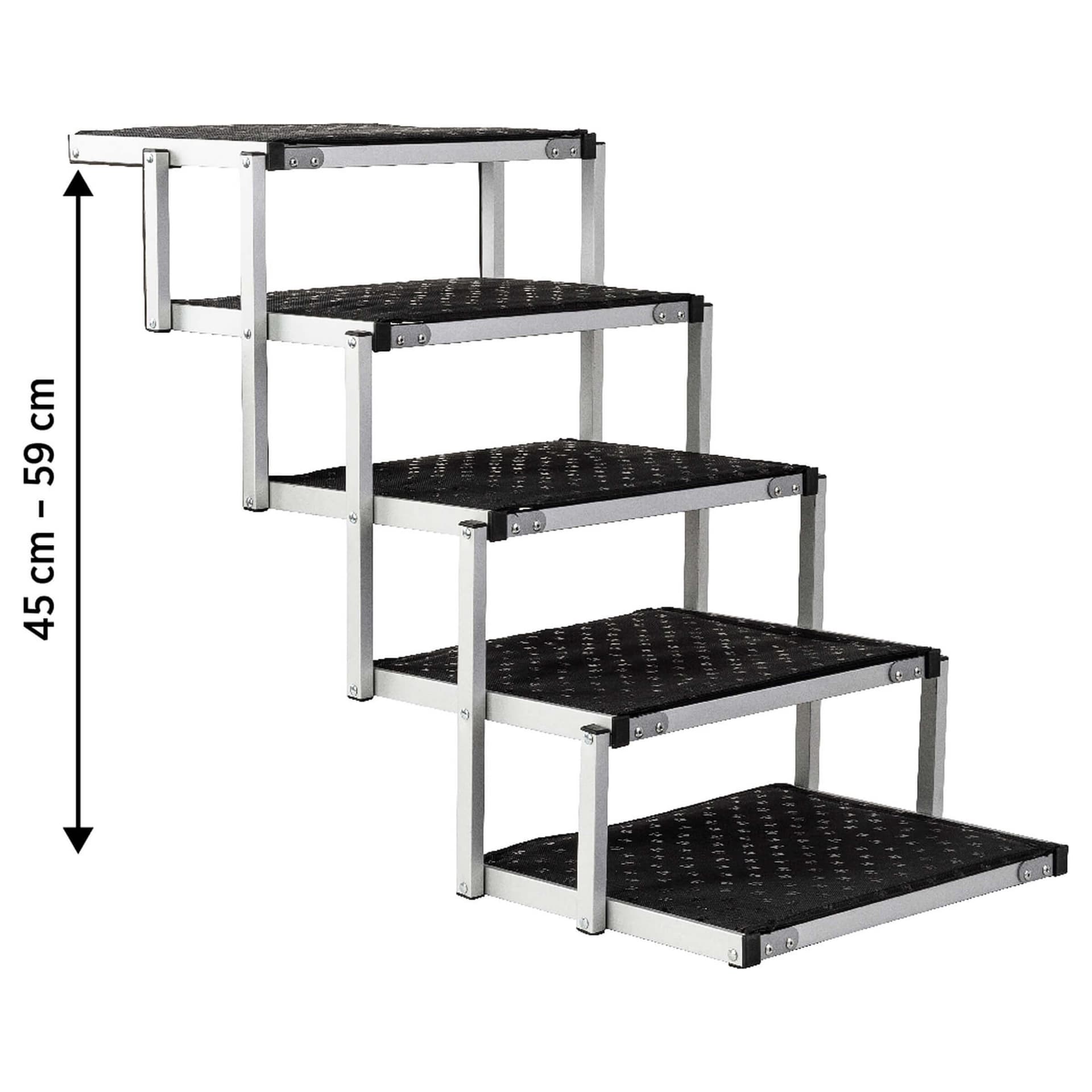 faltbare Hundetreppe mit 5 Tritten