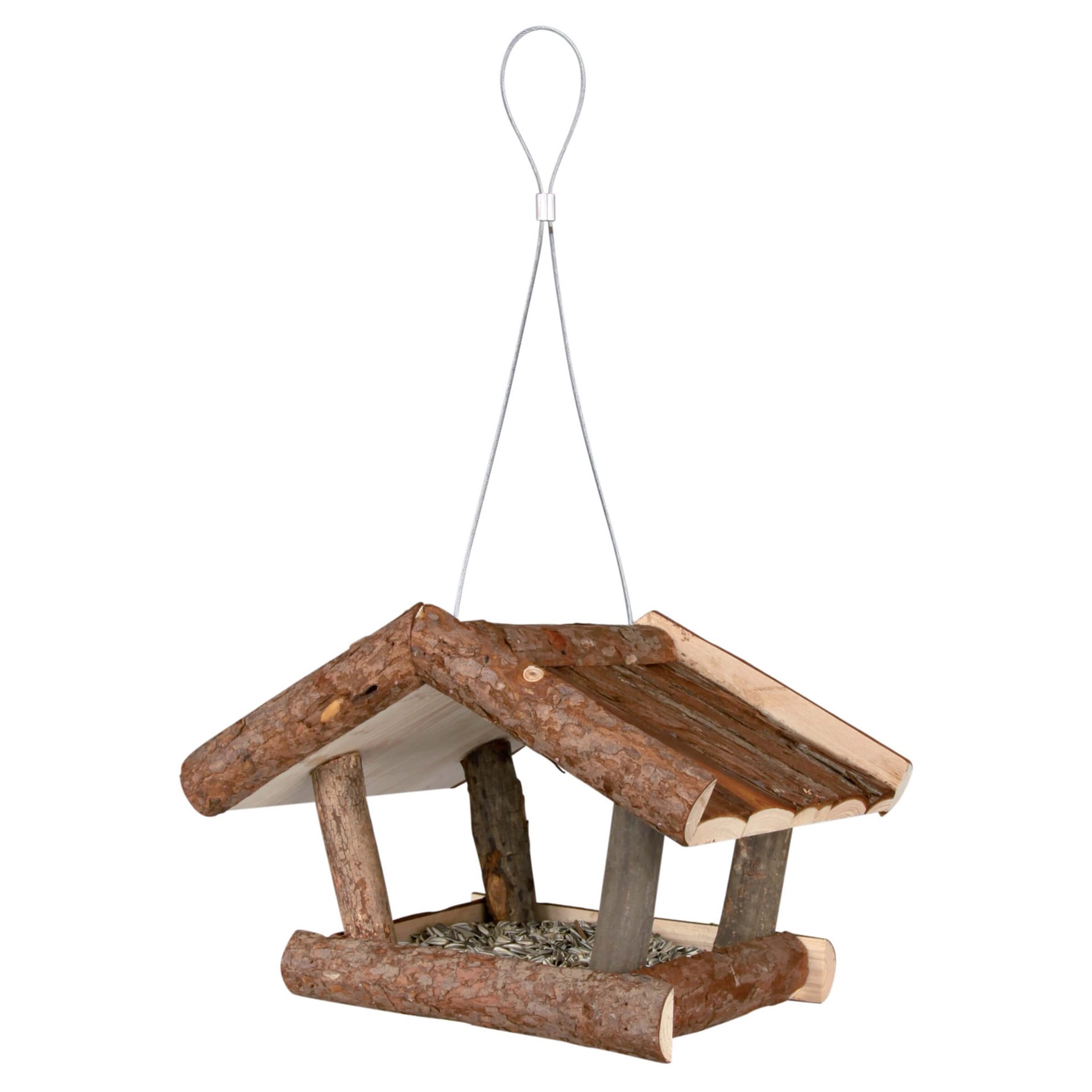 Natural Living Futterhaus Vogelfutterhaus aus Holz