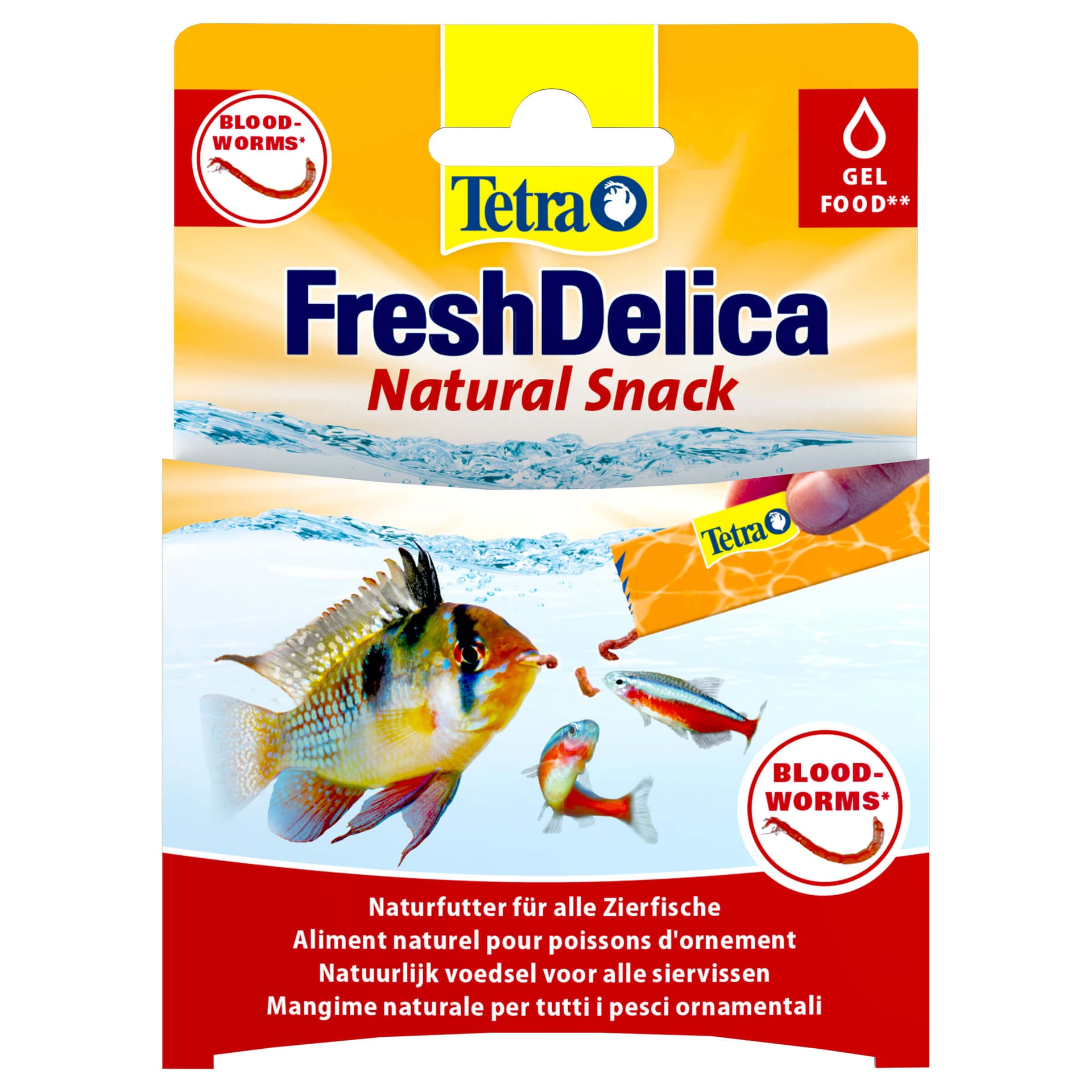 Fresh Delica Rote Mückenlarven