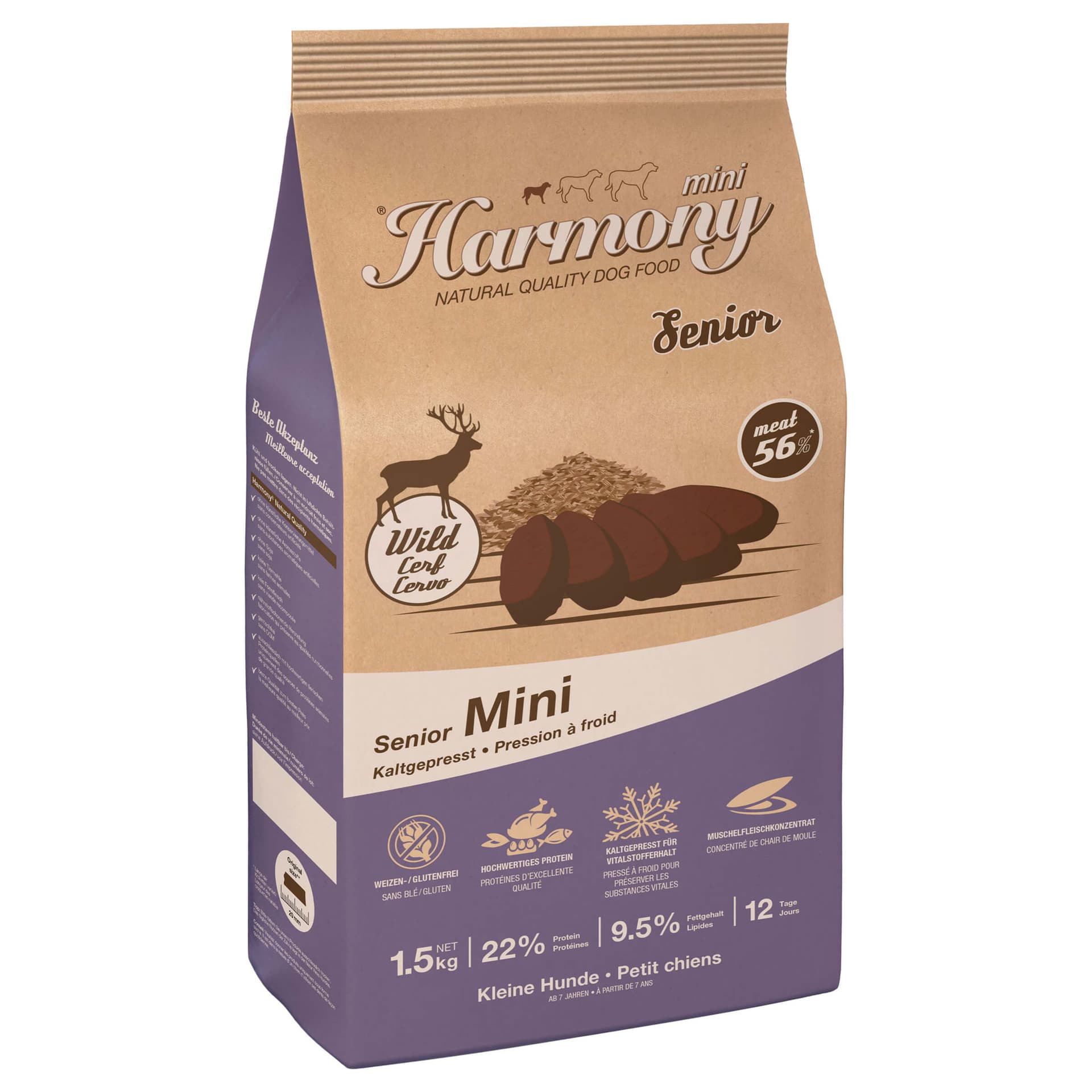 Dog Natural Mini Senior Rotwild & Reis