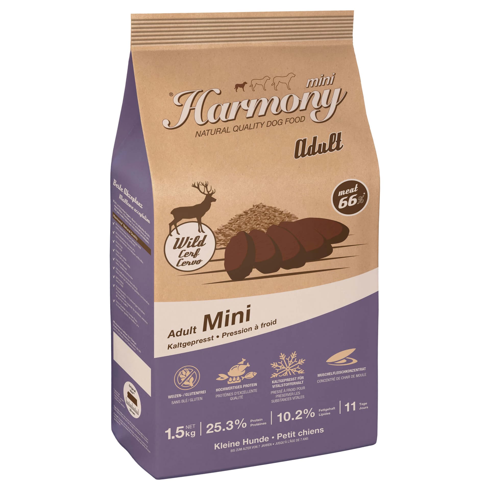 Dog Natural Mini Adult Rotwild & Reis