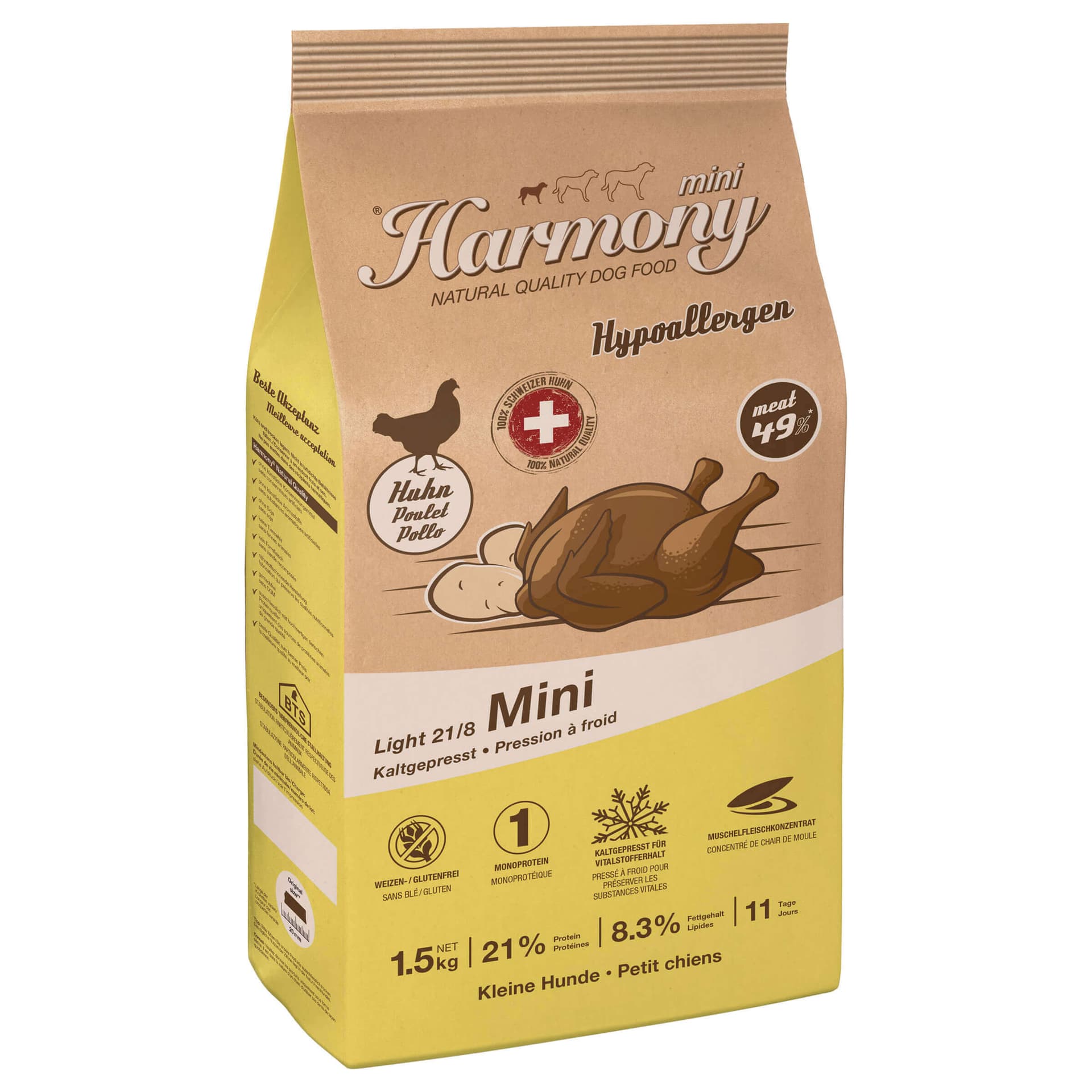 Dog Natural Mini Hypoallergen Light