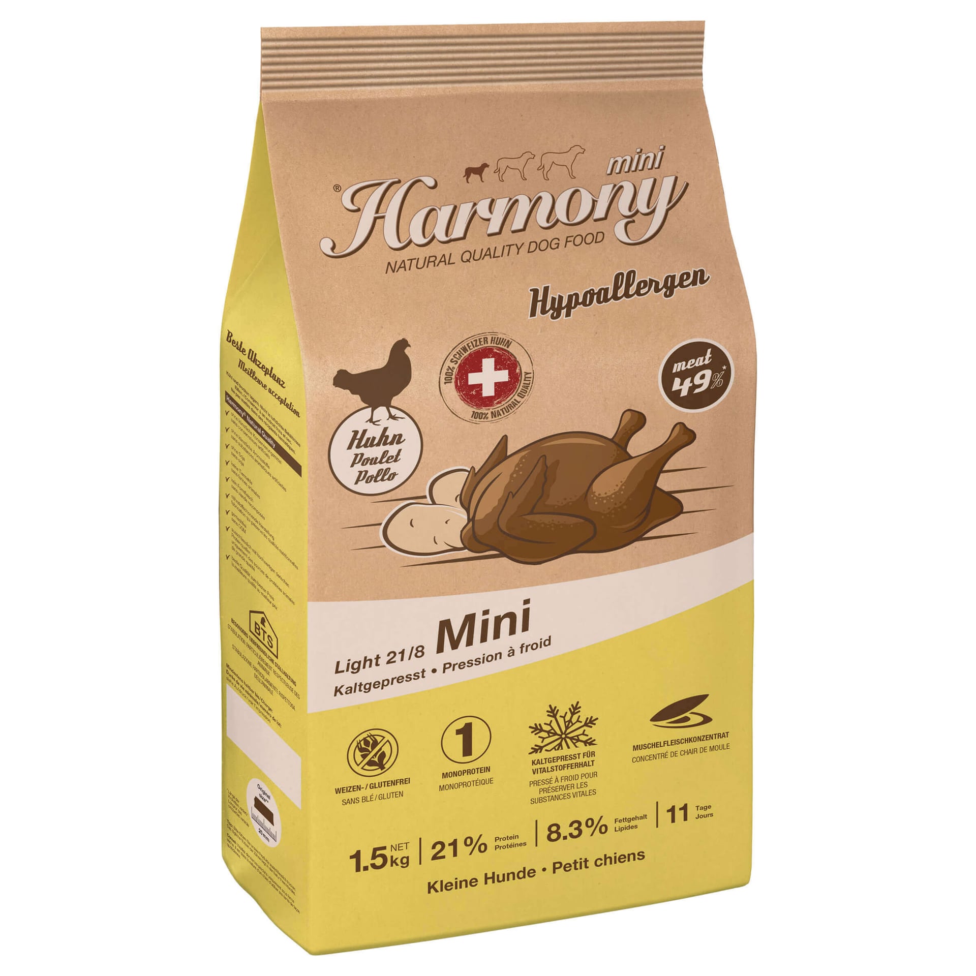 Dog Natural Mini Hypoallergen Light
