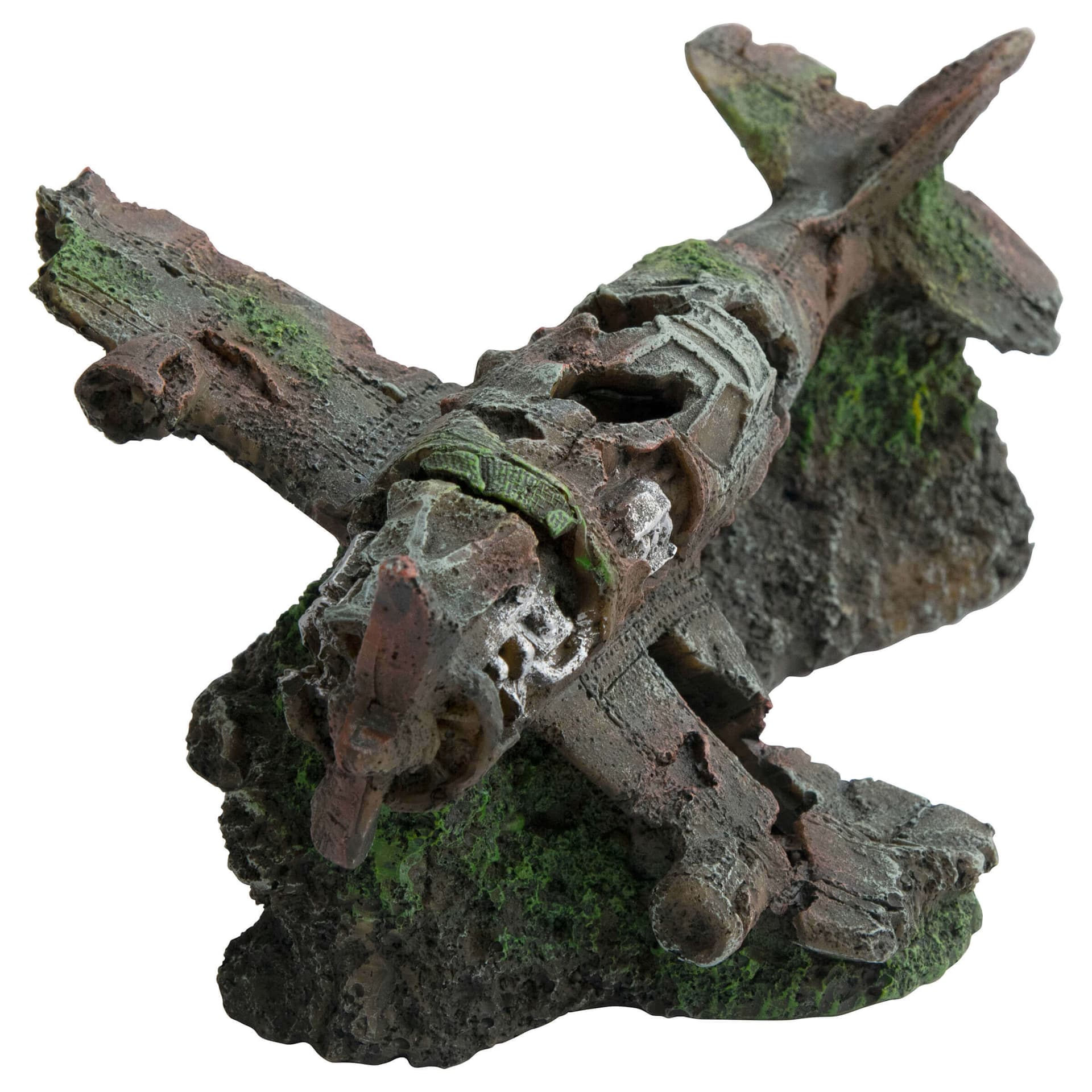Aquariumdekoration Flugzeug Wrack