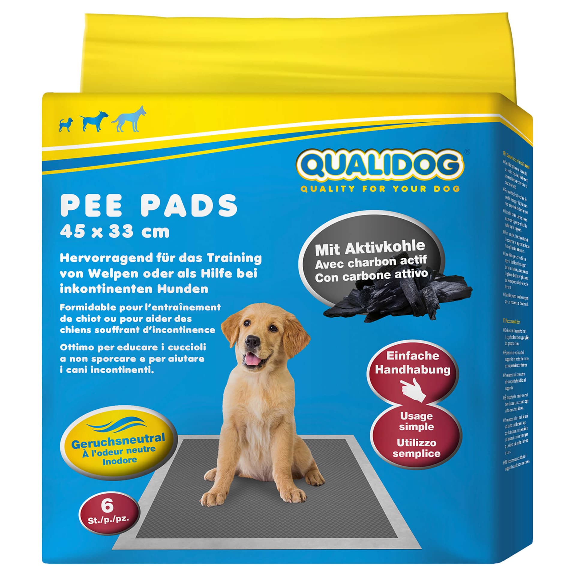 Puppy Pee Pads mit Aktivkohle