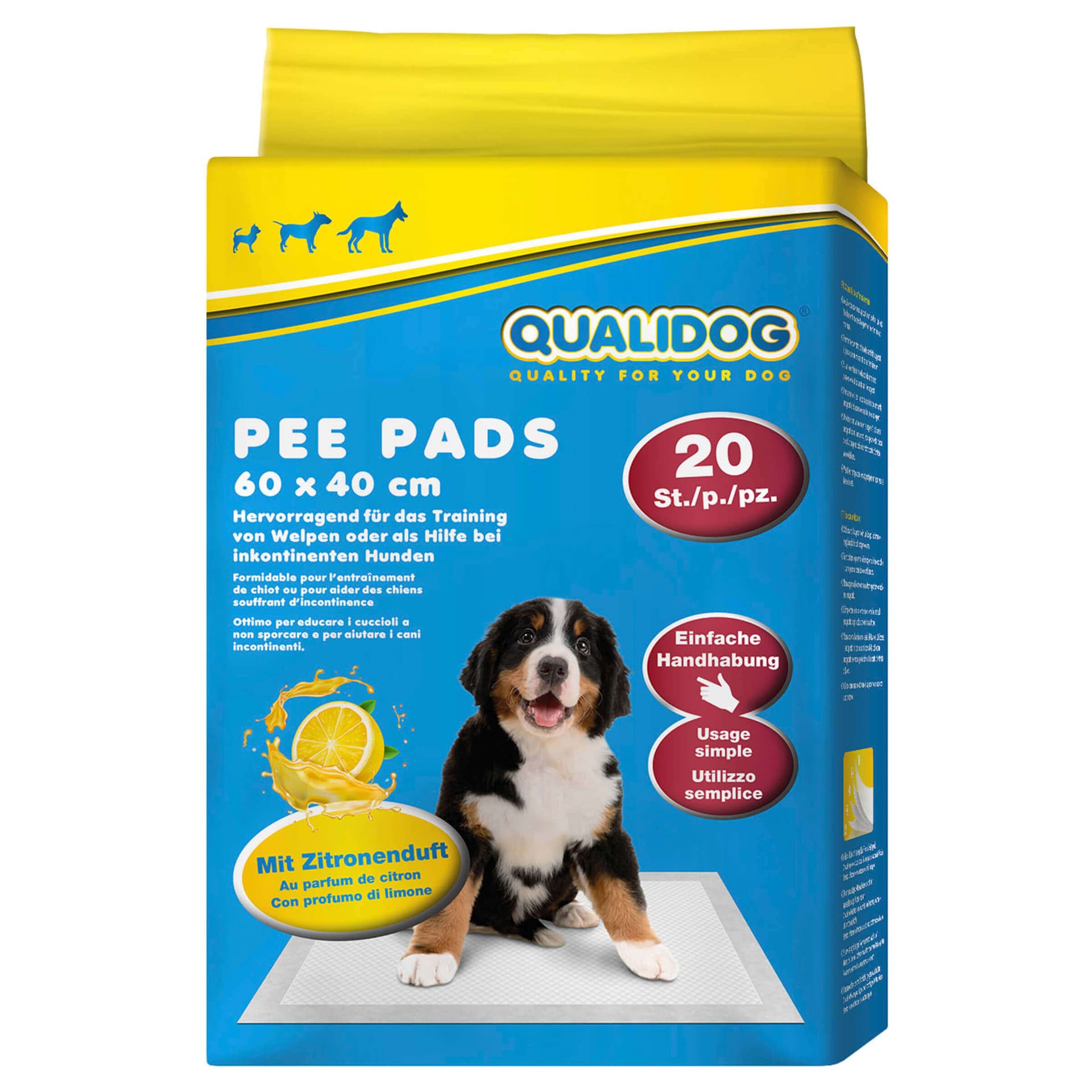 Puppy Pee Pads mit Zitrone