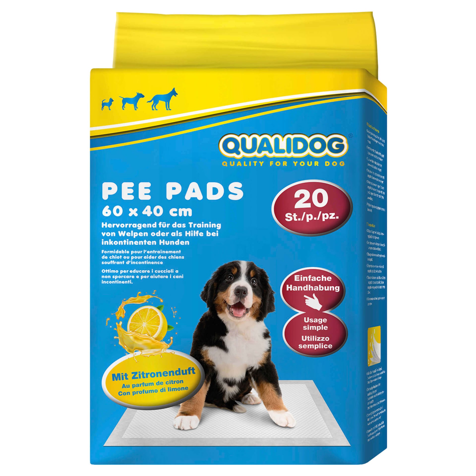 Puppy Pee Pads mit Zitrone