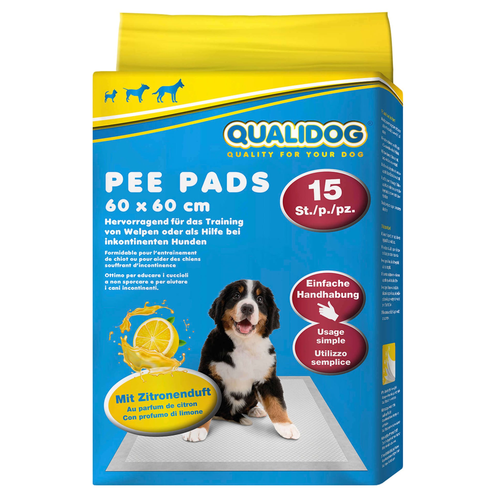 Puppy Pee Pads mit Zitrone
