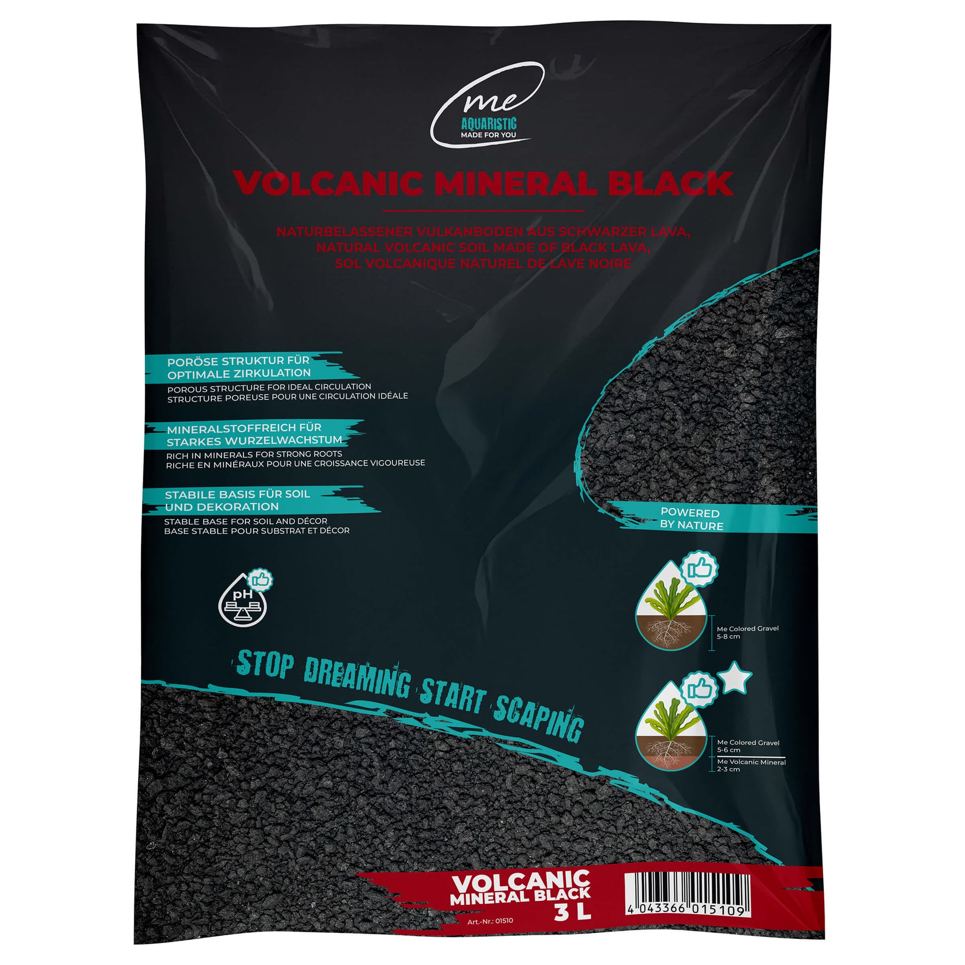 Volcanic Mineral Black Aquariumkies