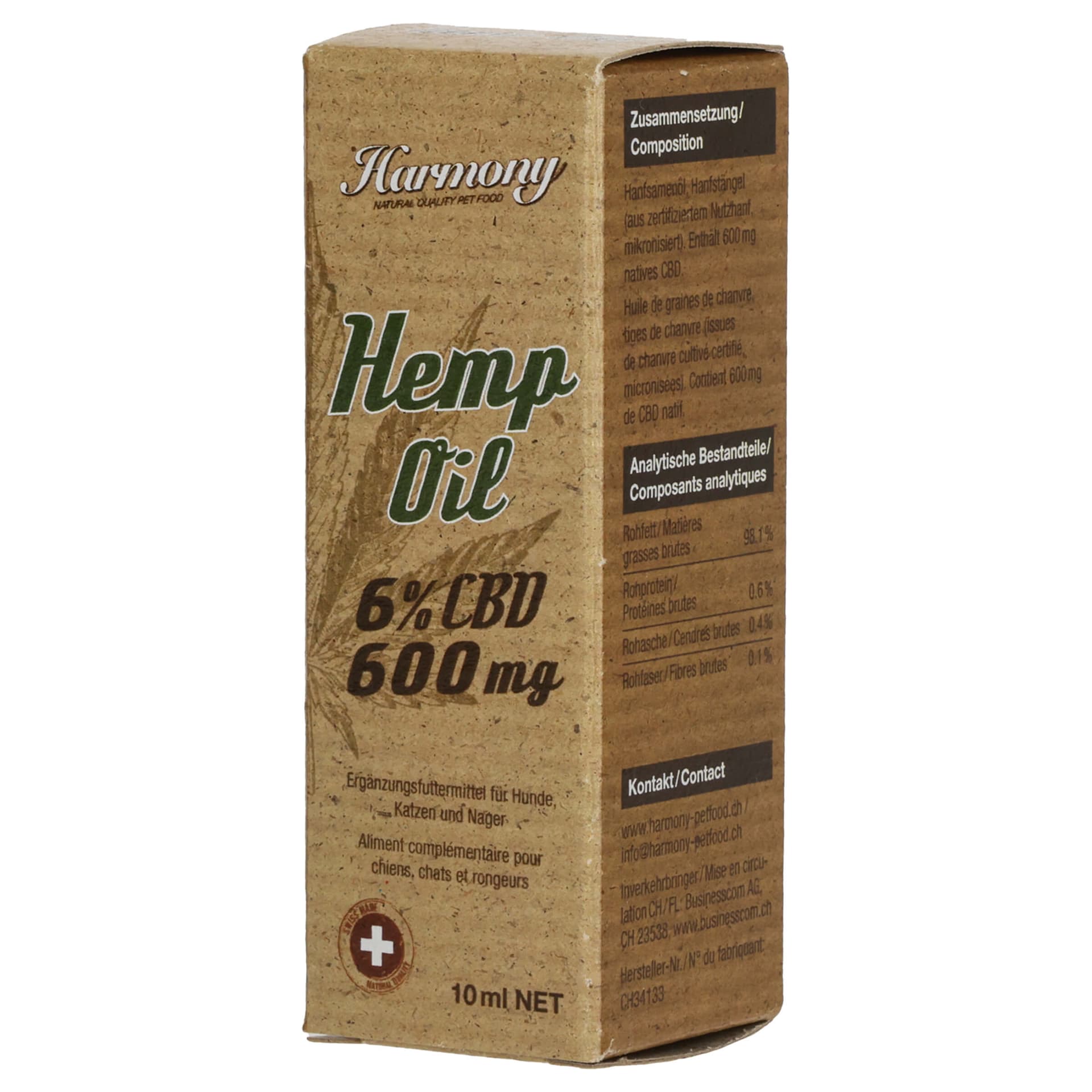 Pet Natural Hemp-Oil 6% 10ml