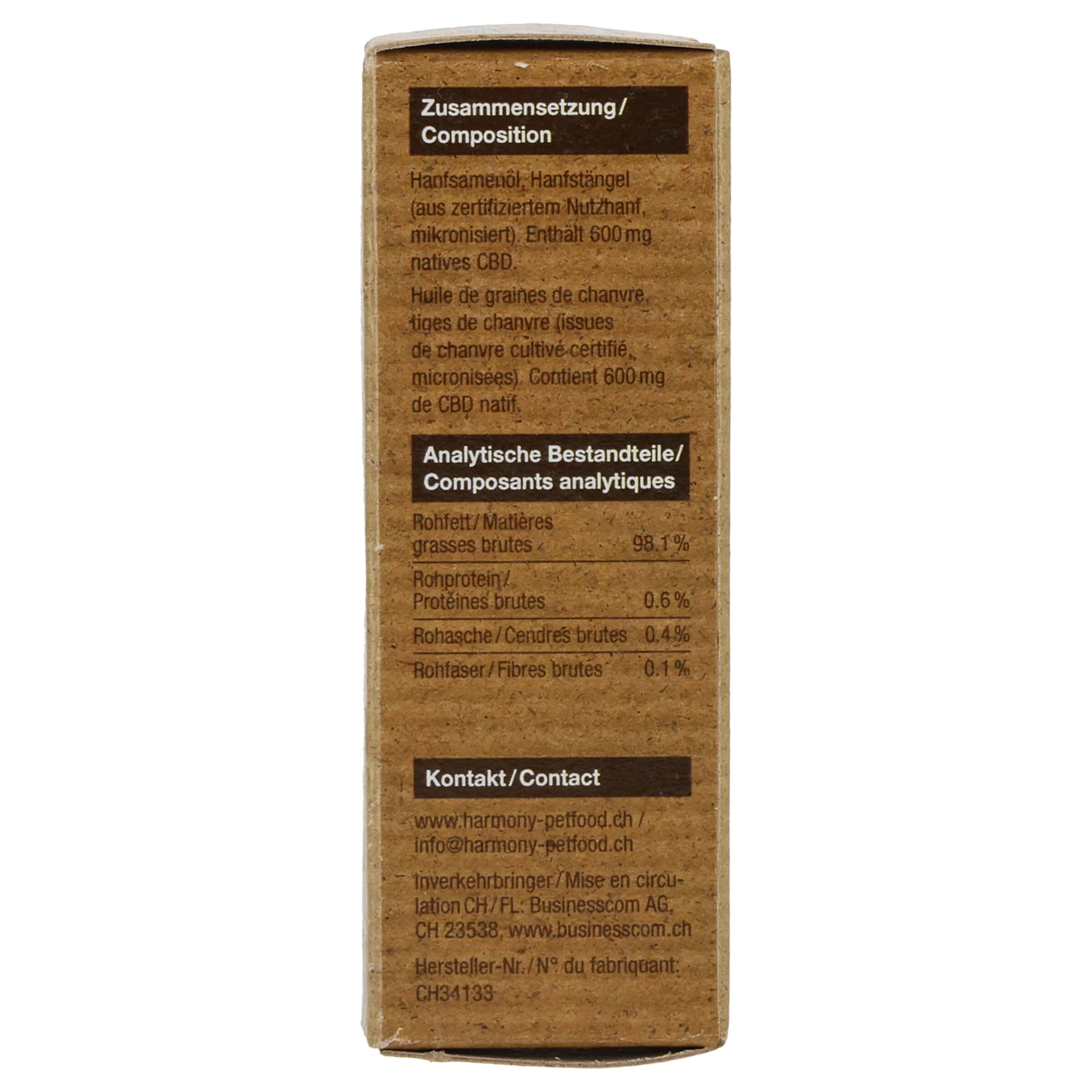 Pet Natural Hemp-Oil 6% 10ml