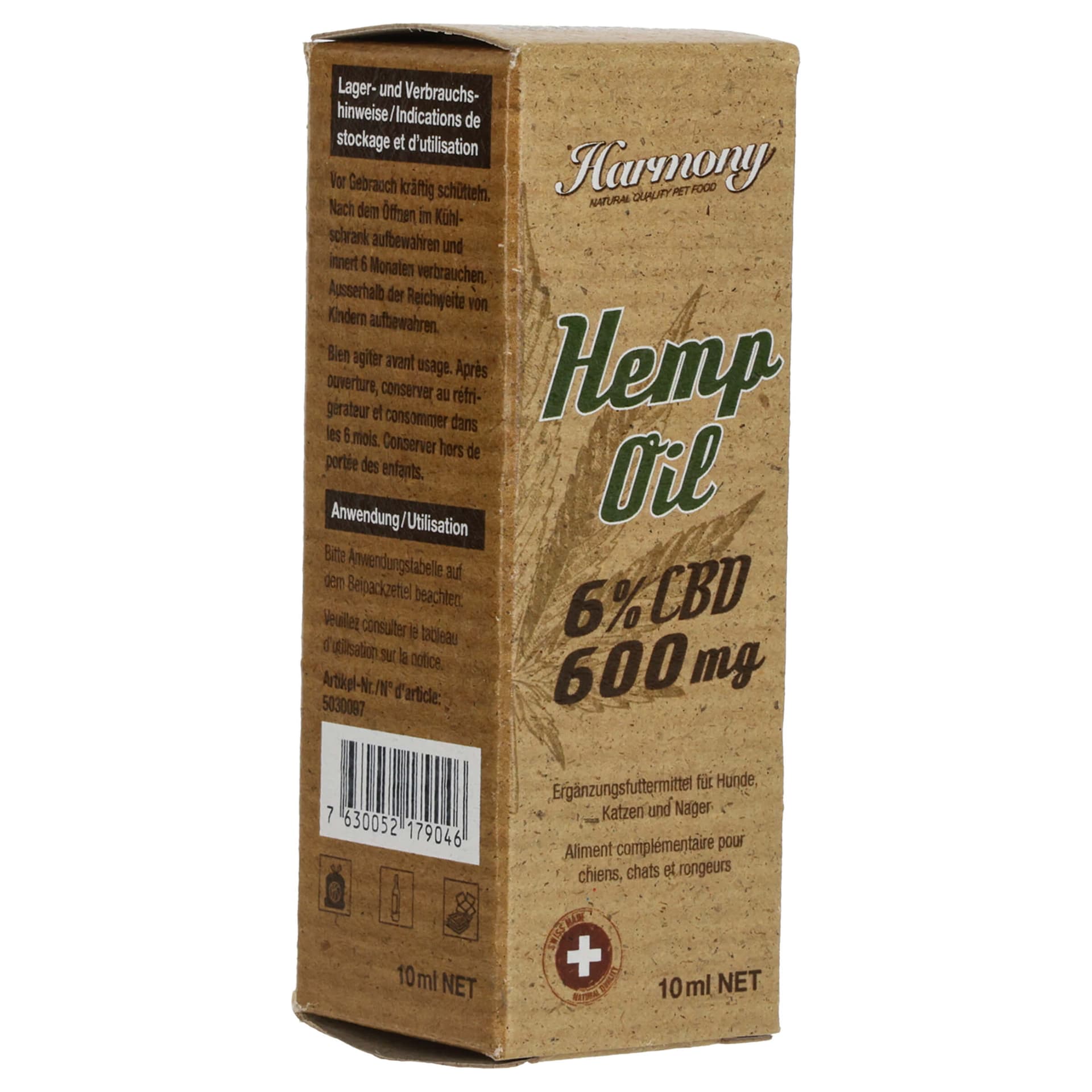 Pet Natural Hemp-Oil 6% 10ml