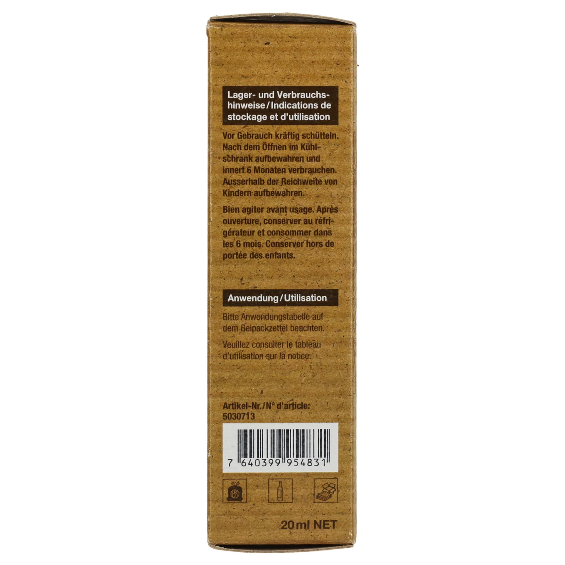 Pet Natural Hemp Oil 4.5% 20ml