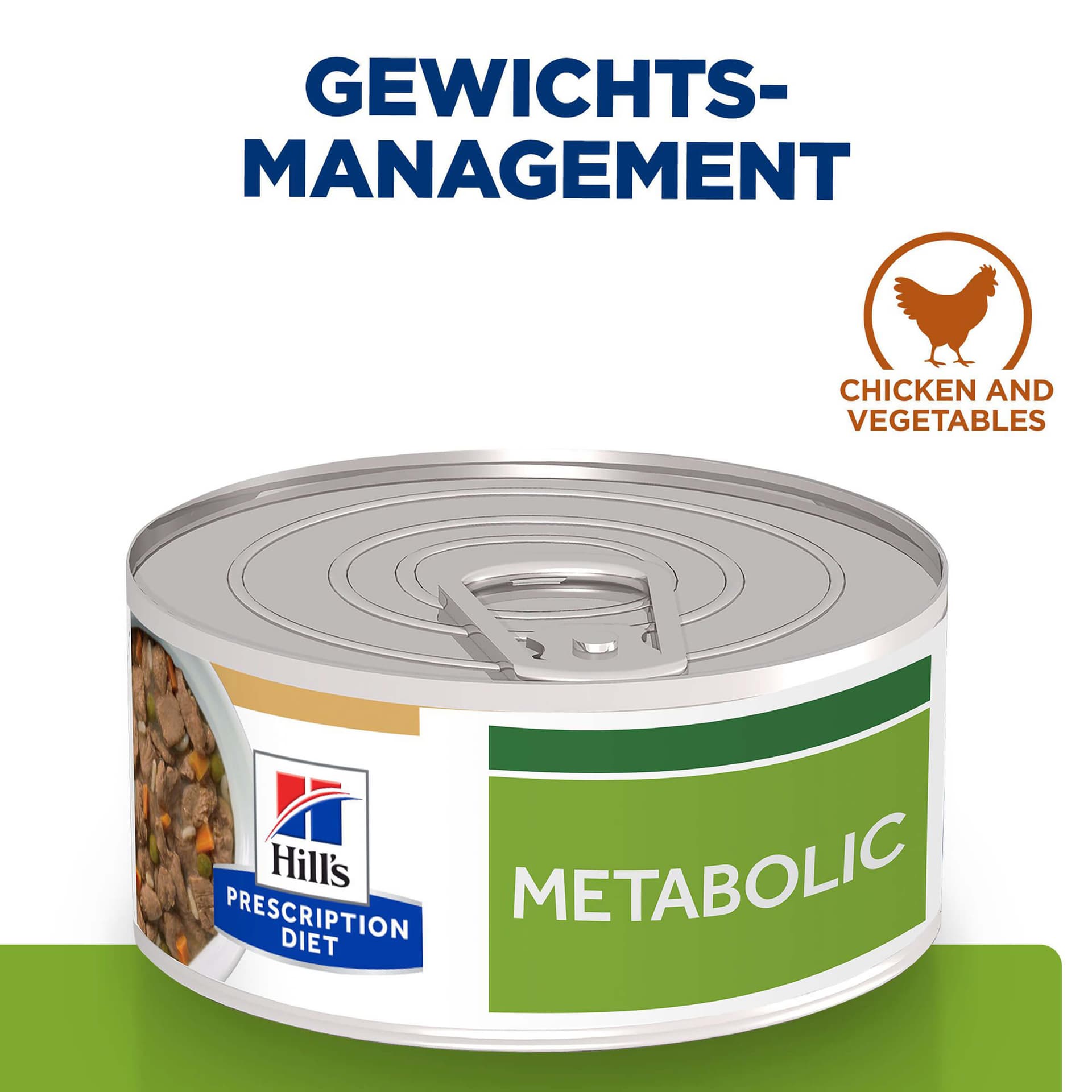 Hund Prescription Diet Metabolic Huhn & Gemüse