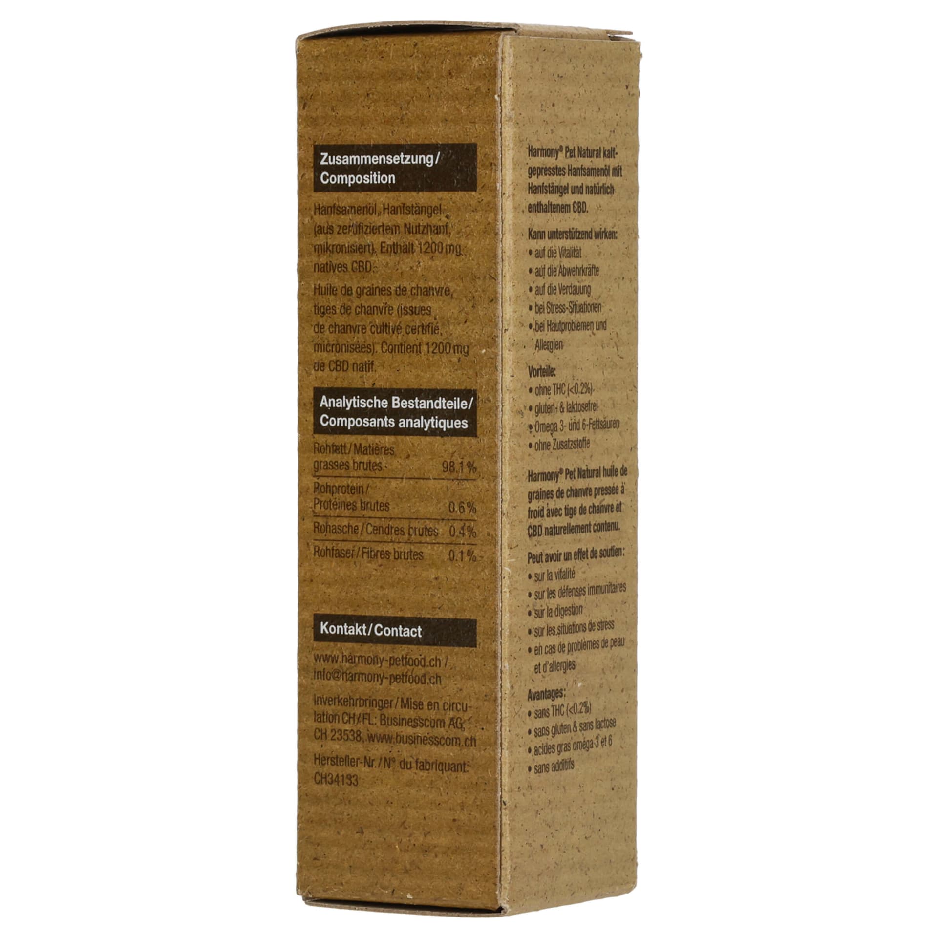 Pet Natural Hemp Oil 6.0% 20ml