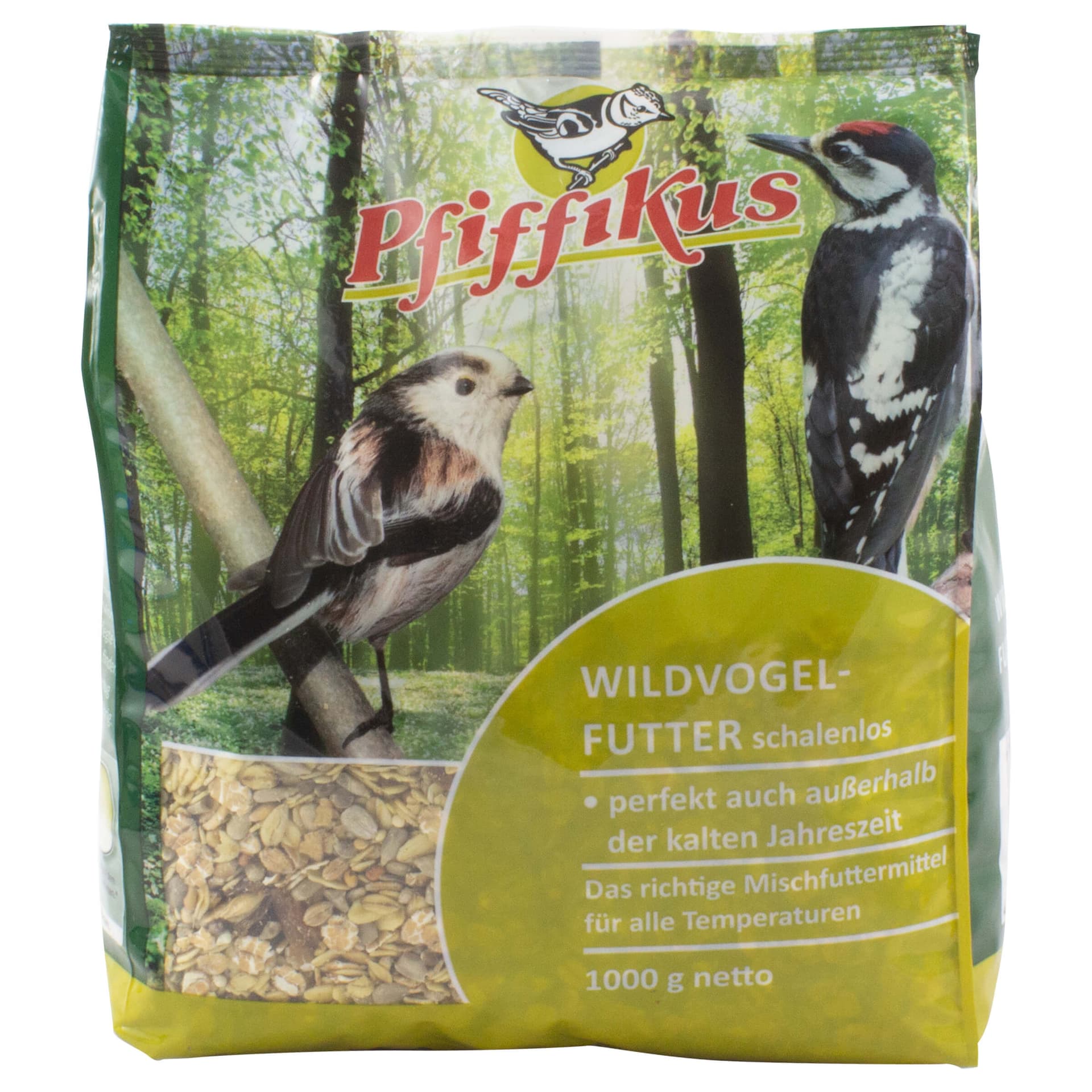 Wildvogelfutter schalenlos