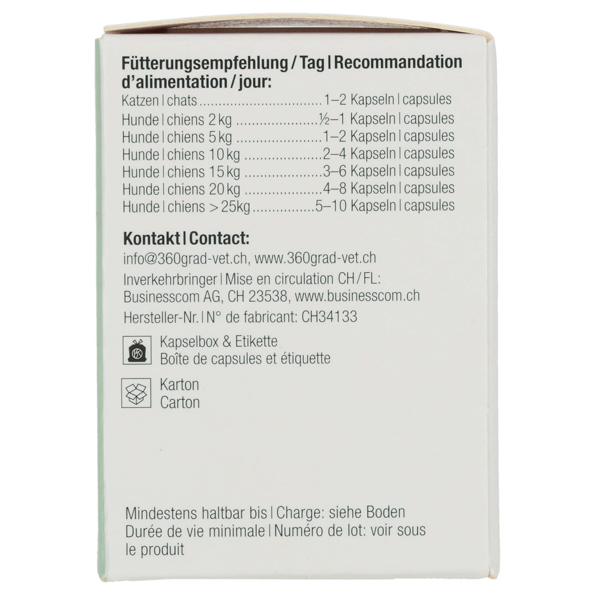 Veterinary Nutrition® VET+ CAPS Pet Hemp Basic