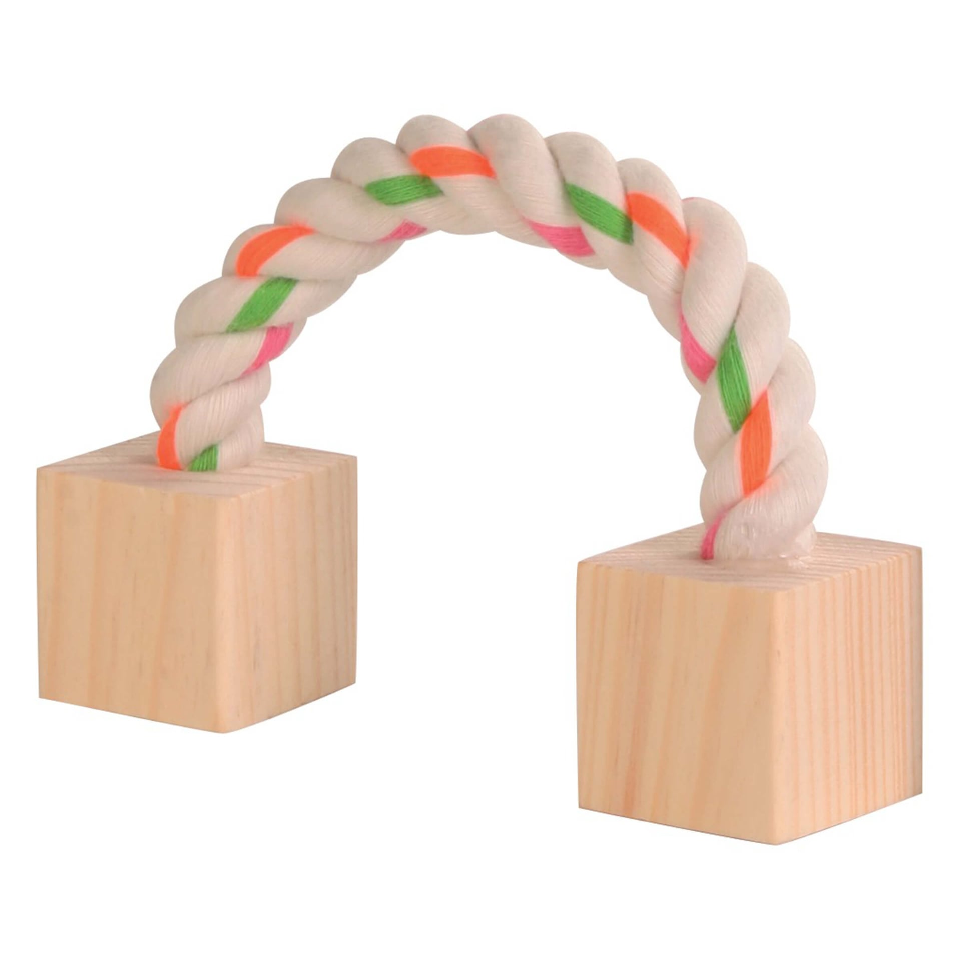 Baumwollspielseil mit Holz