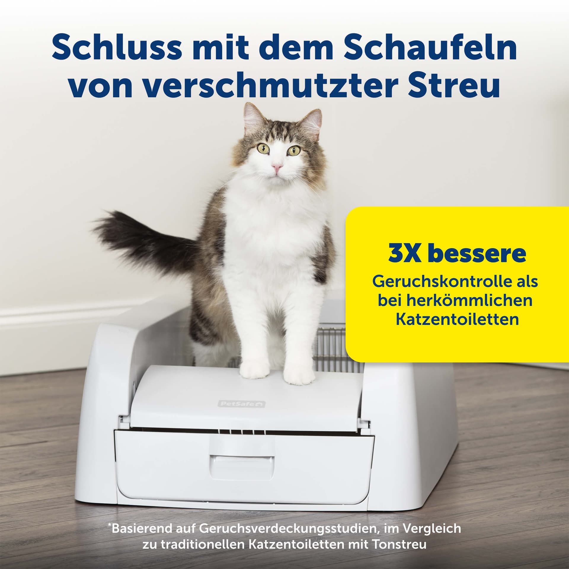 ScoopFree® selbstreinigende Katzentoilette