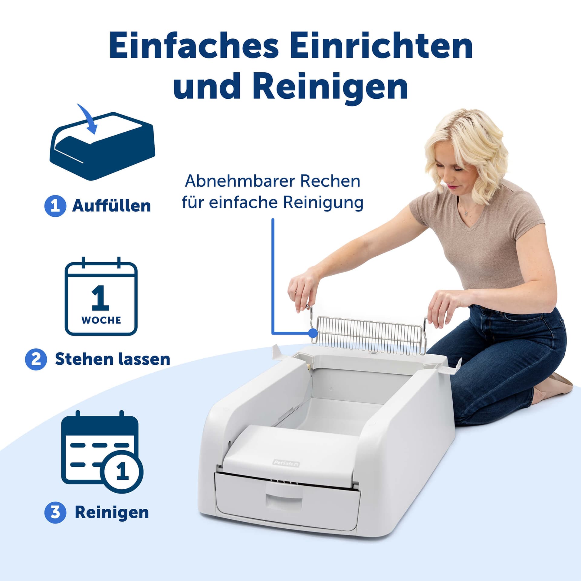 ScoopFree® selbstreinigende Katzentoilette