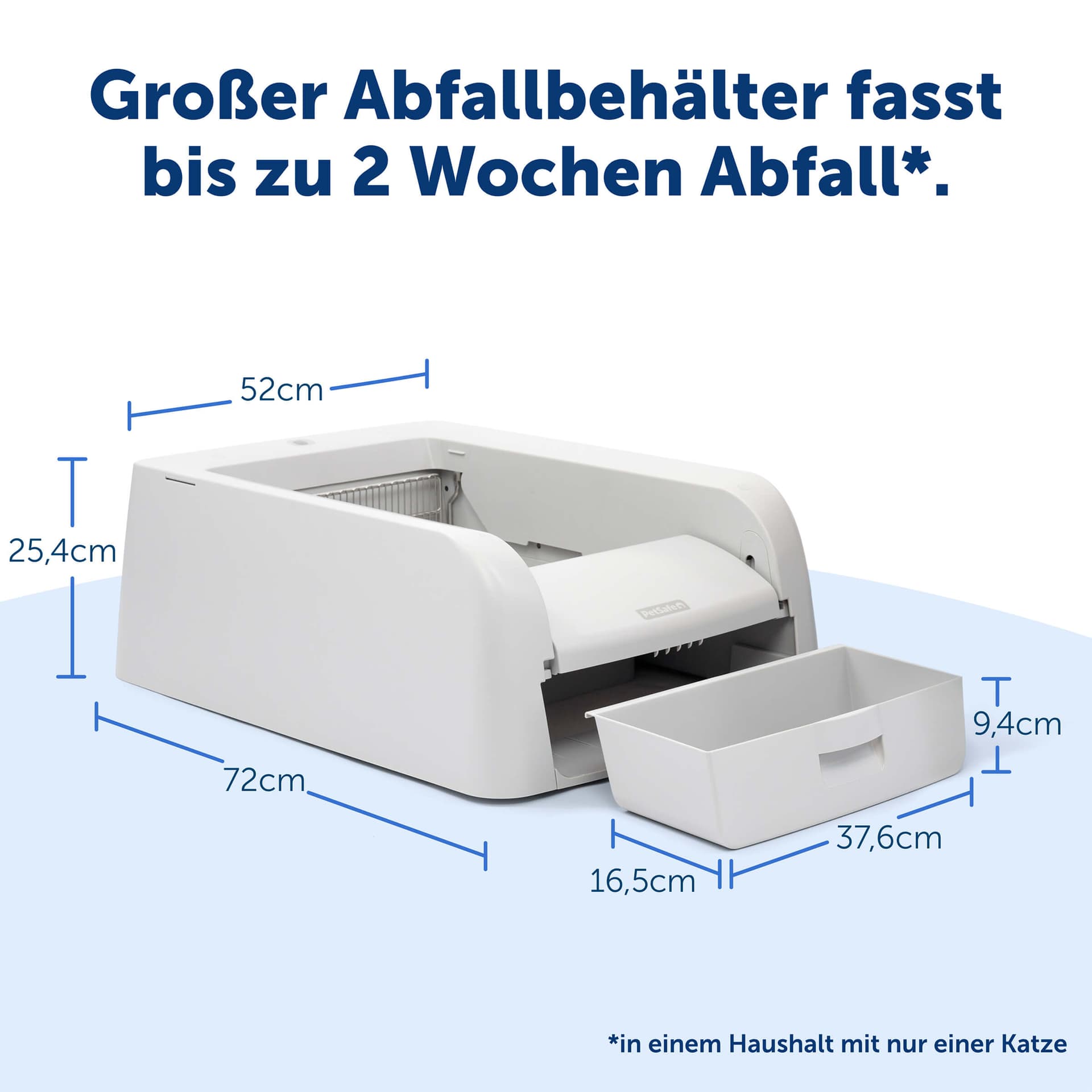 ScoopFree® selbstreinigende Katzentoilette
