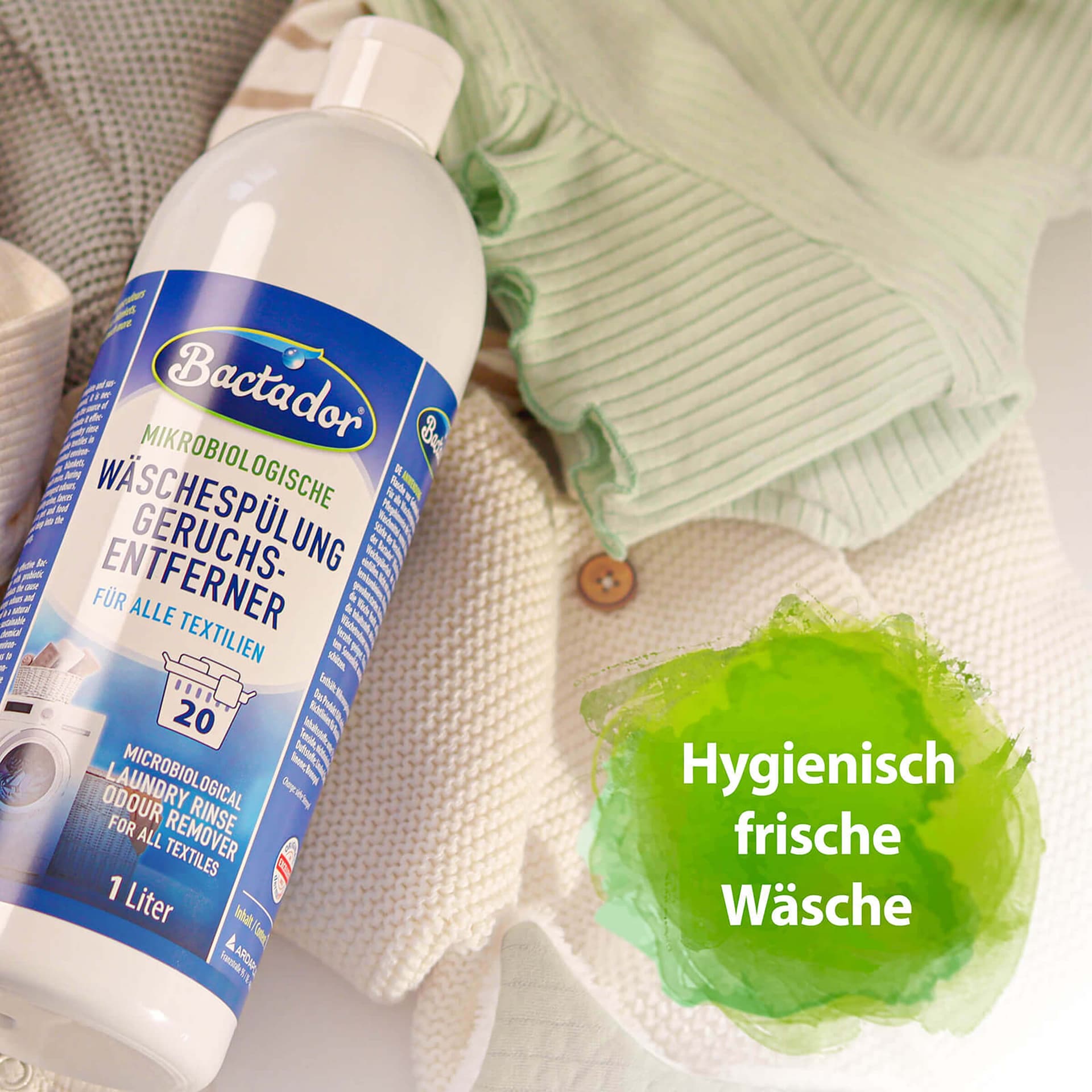 Wäschespülung Geruchsentferner