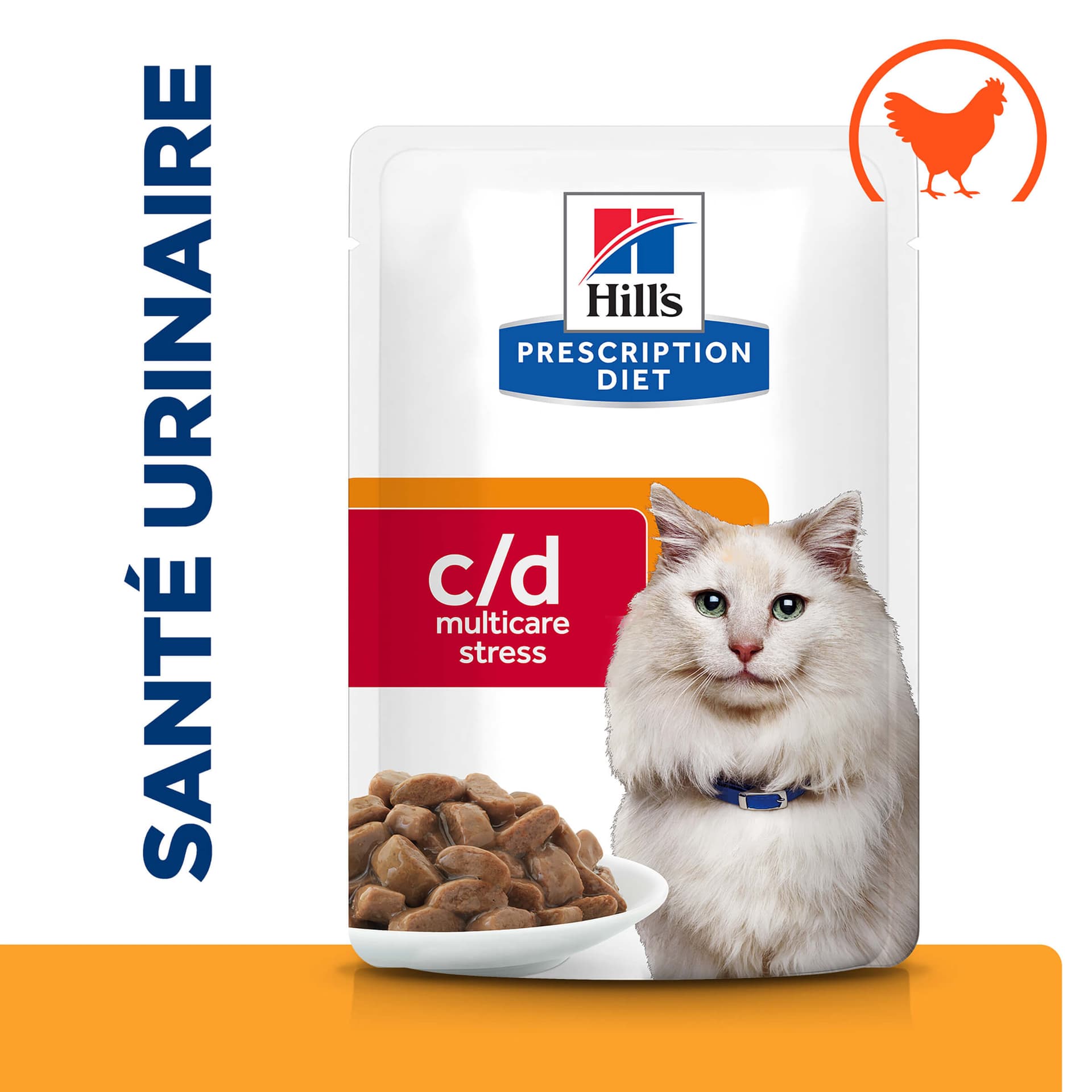 Katze Prescription Diet Urinary Care c/d Multicare Stress Huhn
