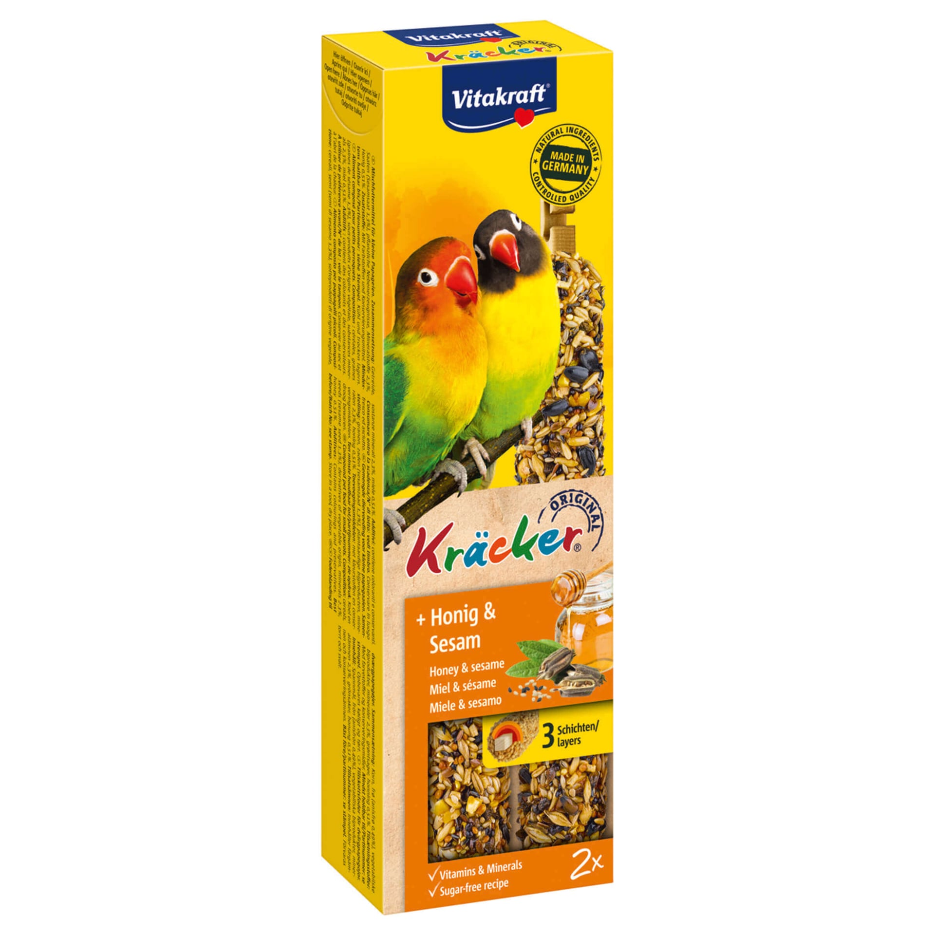 Kräcker Honig Agaporniden