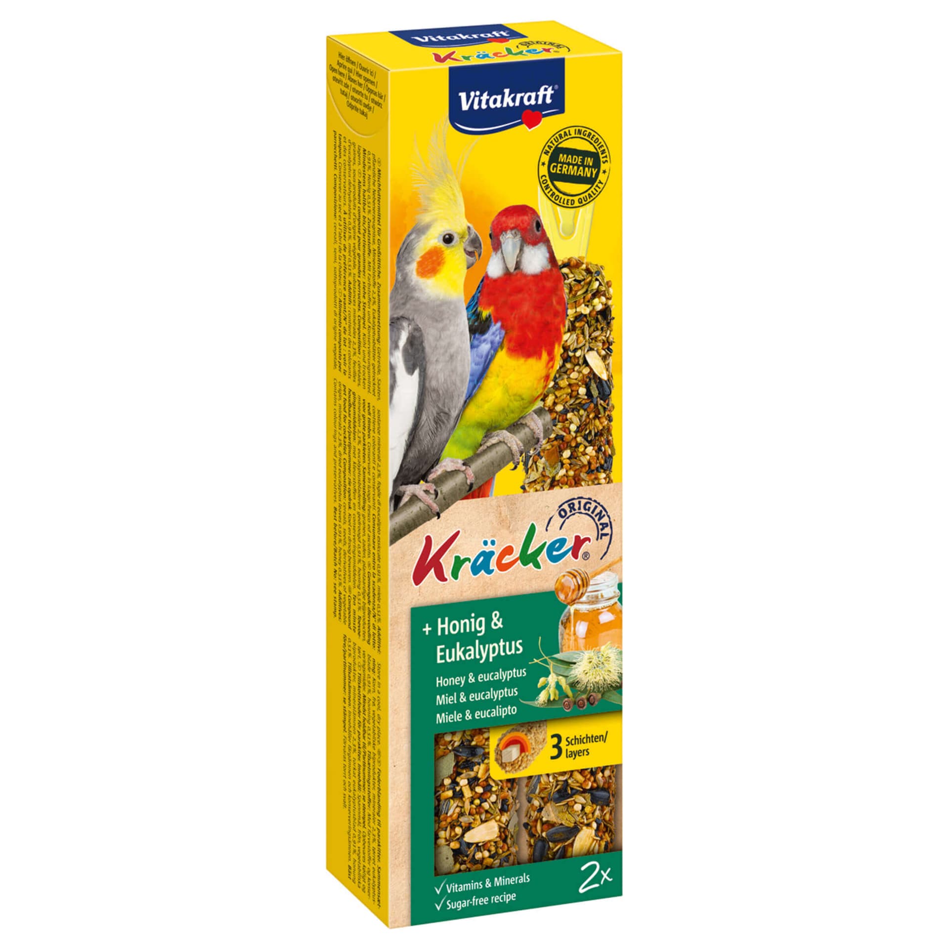 Kräcker Honig Grosssittiche